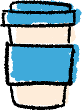 Stack of books with blue and beige covers