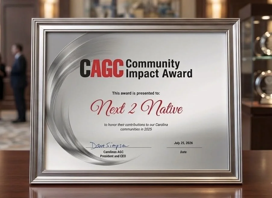 Next 2 Native Awarded Community Impact Award