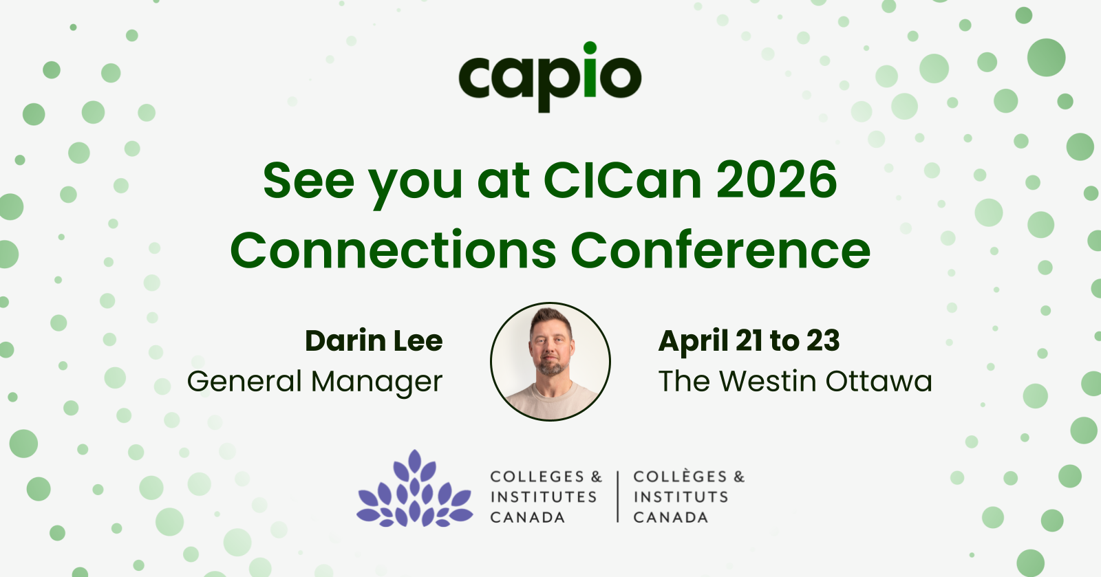 Capio Will Be at CICan 2026 in Ottawa