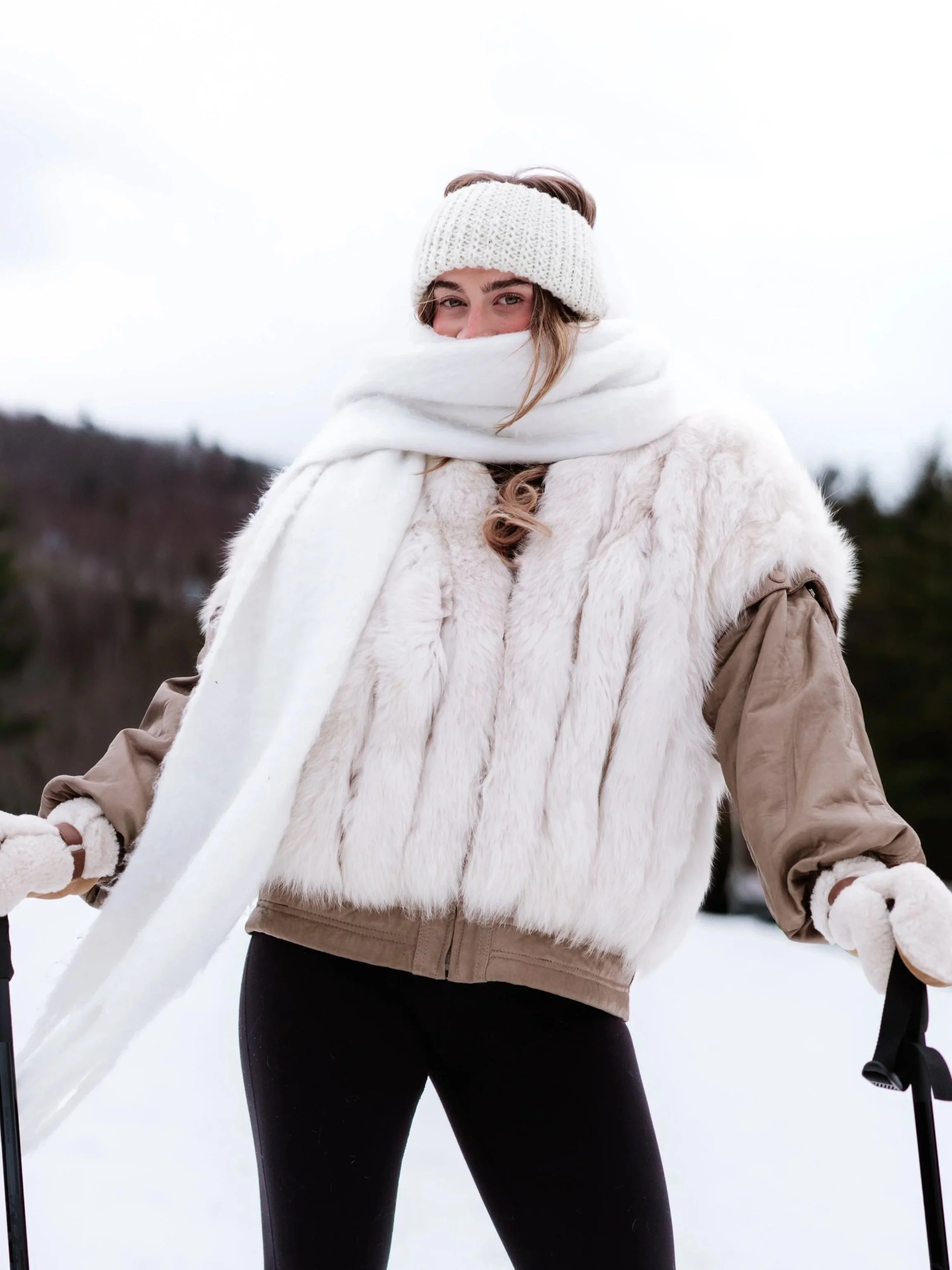 The Terra Chunk shoe. Orange vegan leather, chunky heel.