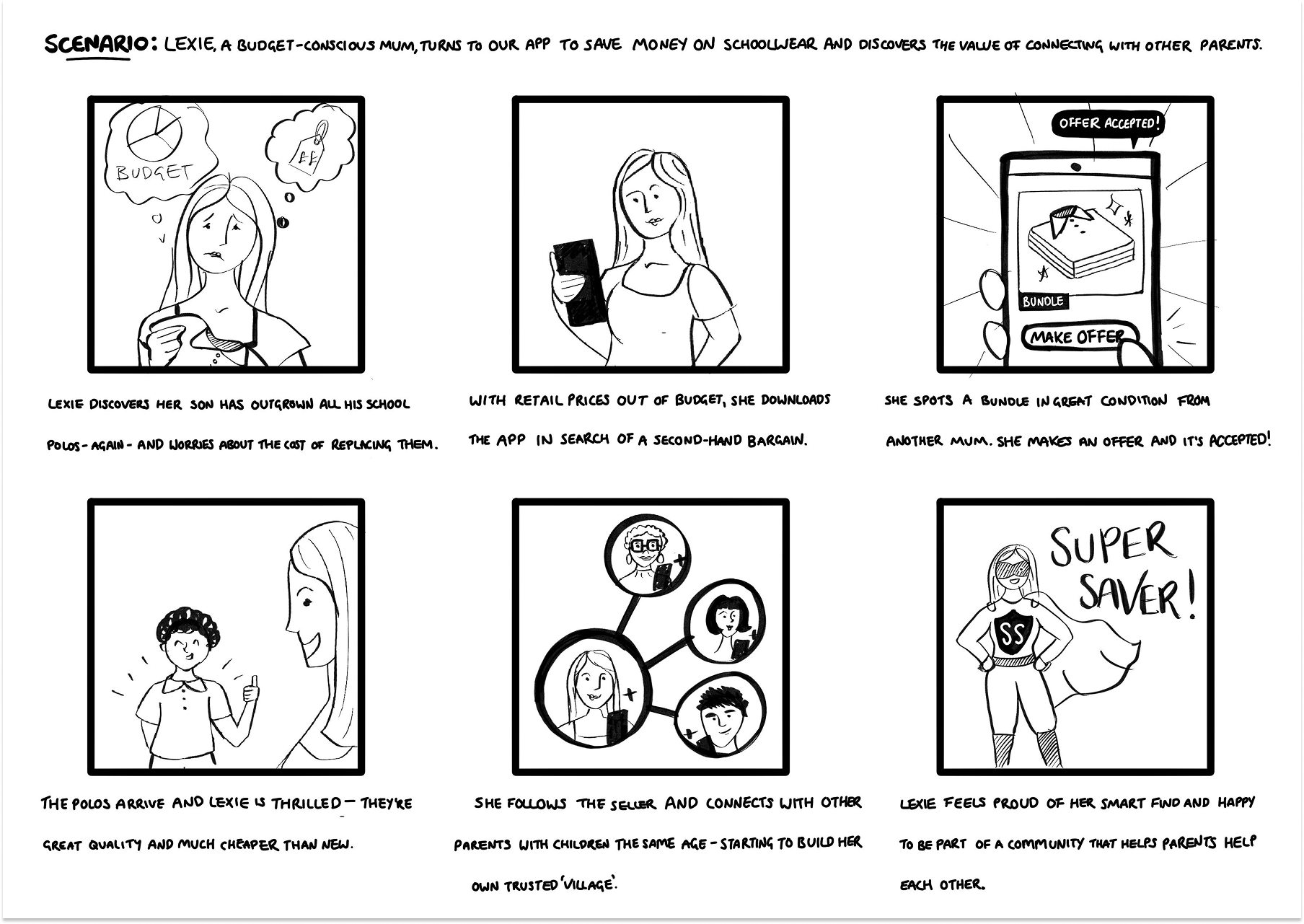 Lexie, the resourceful parent