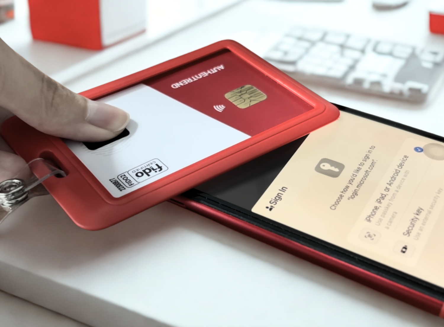 セットアップ ATKey.Card NFC - AuthenTrend