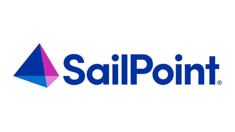 SailPoint logo featuring a colorful geometric sailboat icon and the company name in blue text.