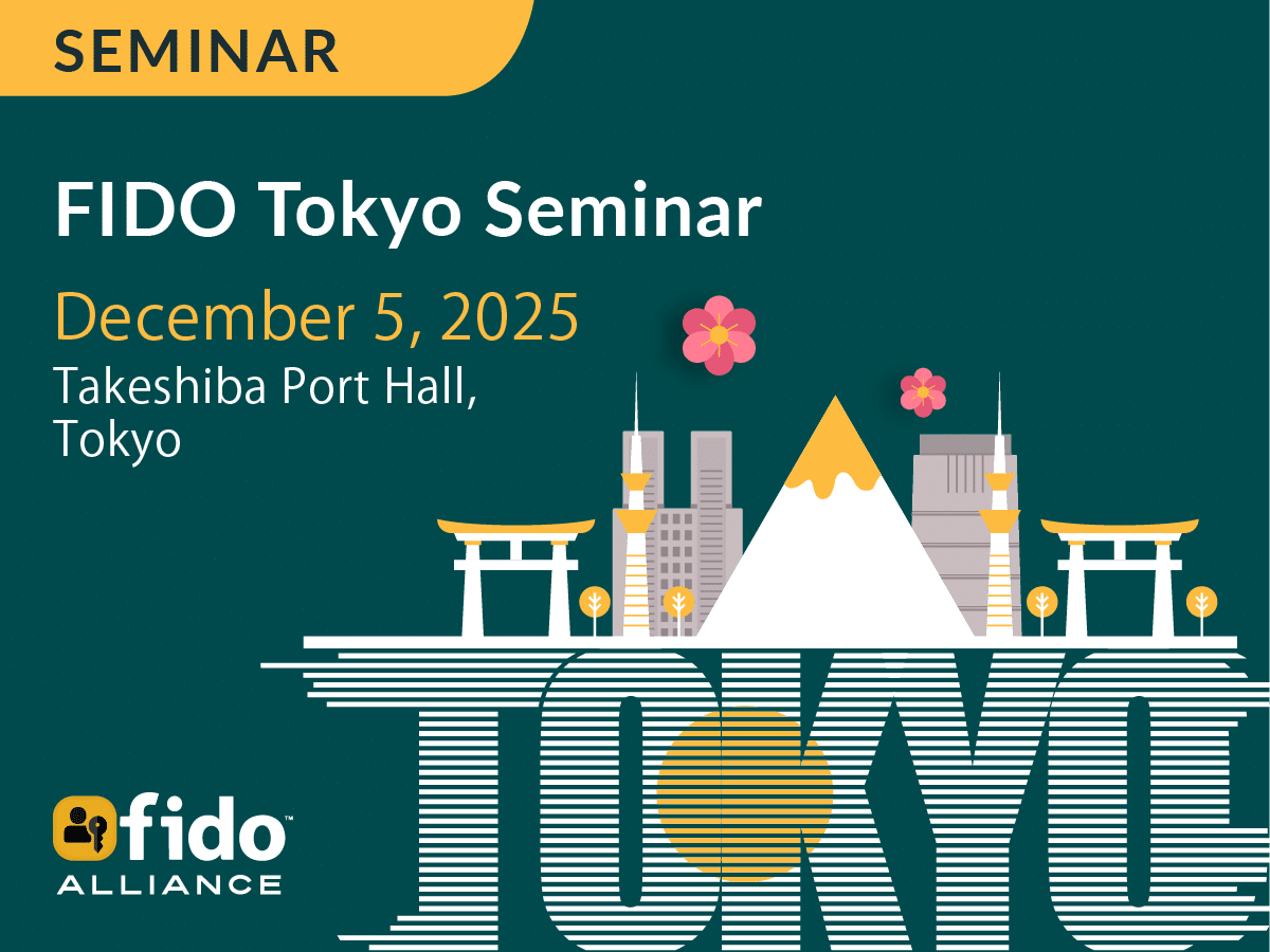 FIDO Alliance Seminar Tokyo