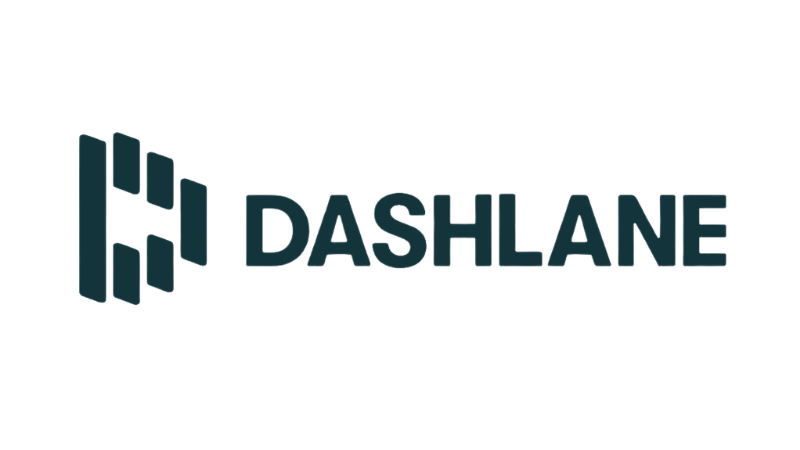 Dashlane logo with stylized letter D and the company name.