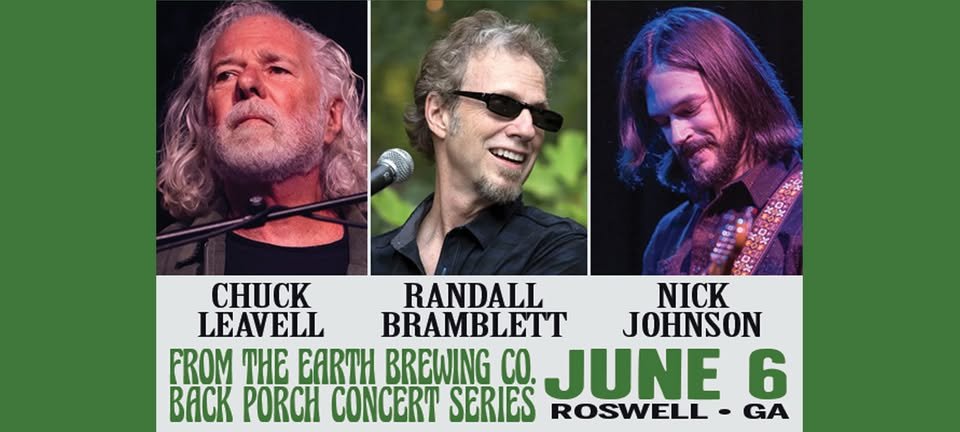 BACK PORCH STAGE: Chuck Leavell with Randall Bramblett Band featuring Nick Johnson (TICKETED)