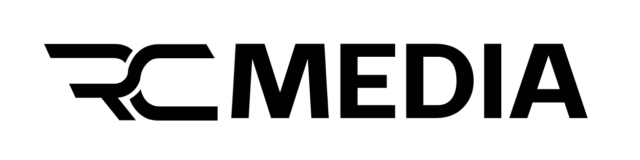 Rob Coates Media logo that says 'RC Media' and is used for branding and marketing for Rob Coates Media.