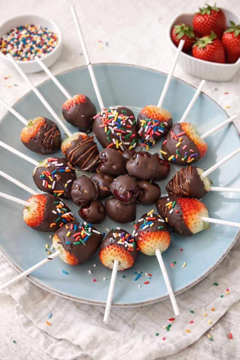 Making Chocolate Covered Fruit with My Little Ones