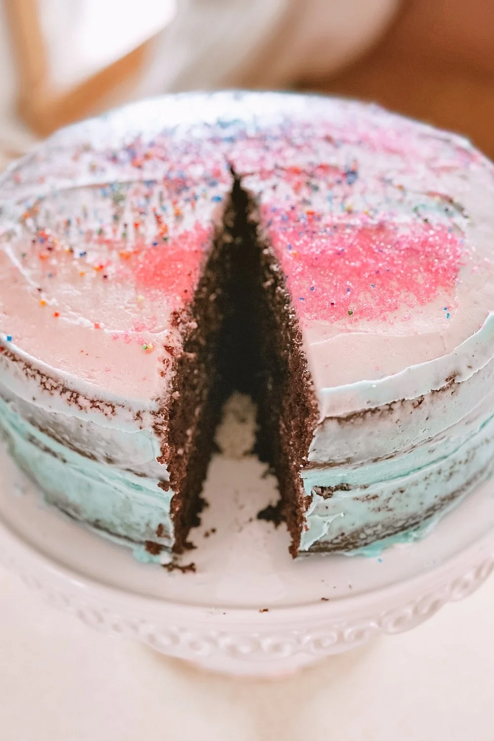 The Ultimate Chocolate Layer Cake with Buttercream Frosting (That Kids Can't Resist Stealing)