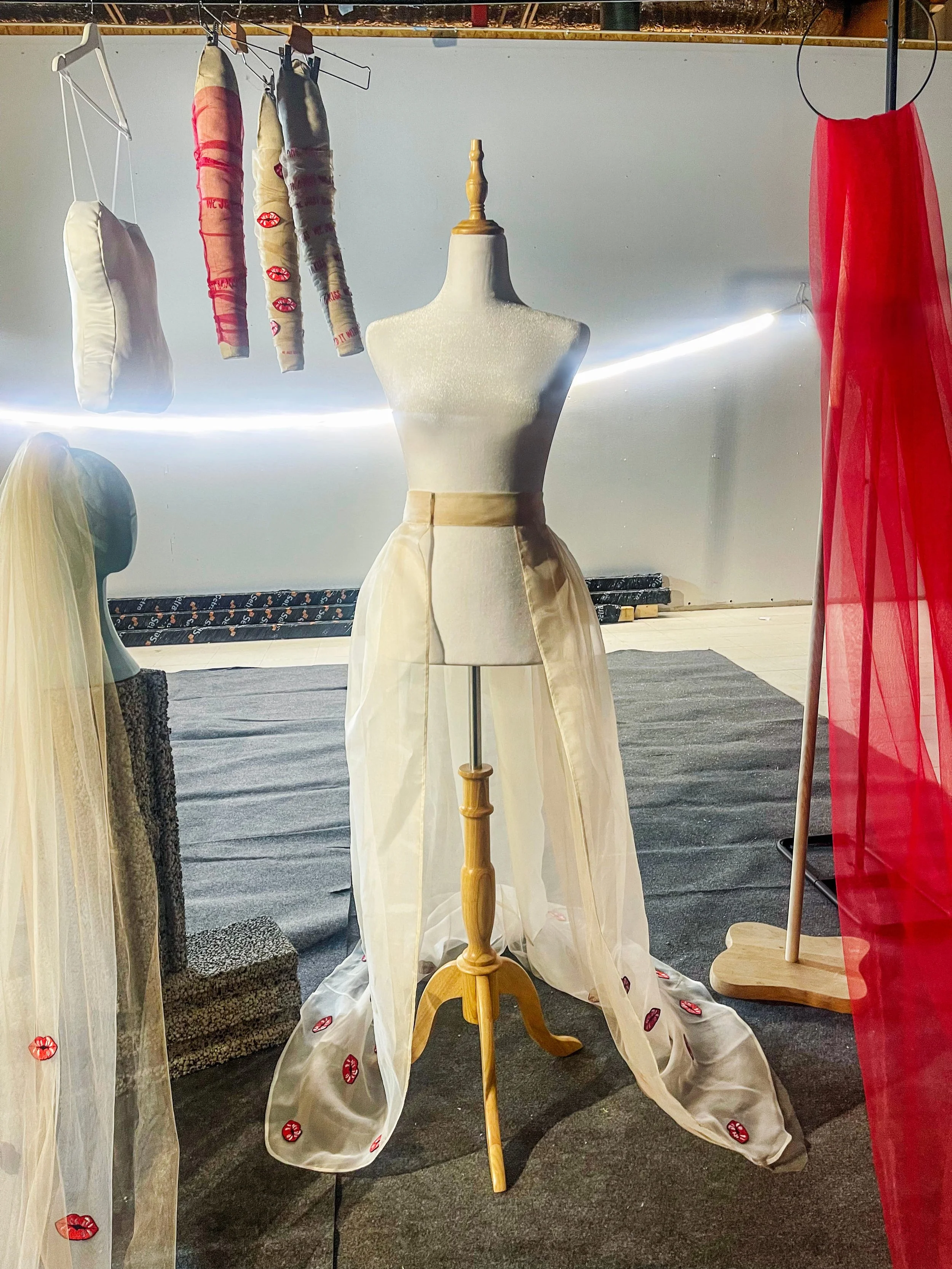 Detachable Bridal Overskirt, Sealed with a Kiss