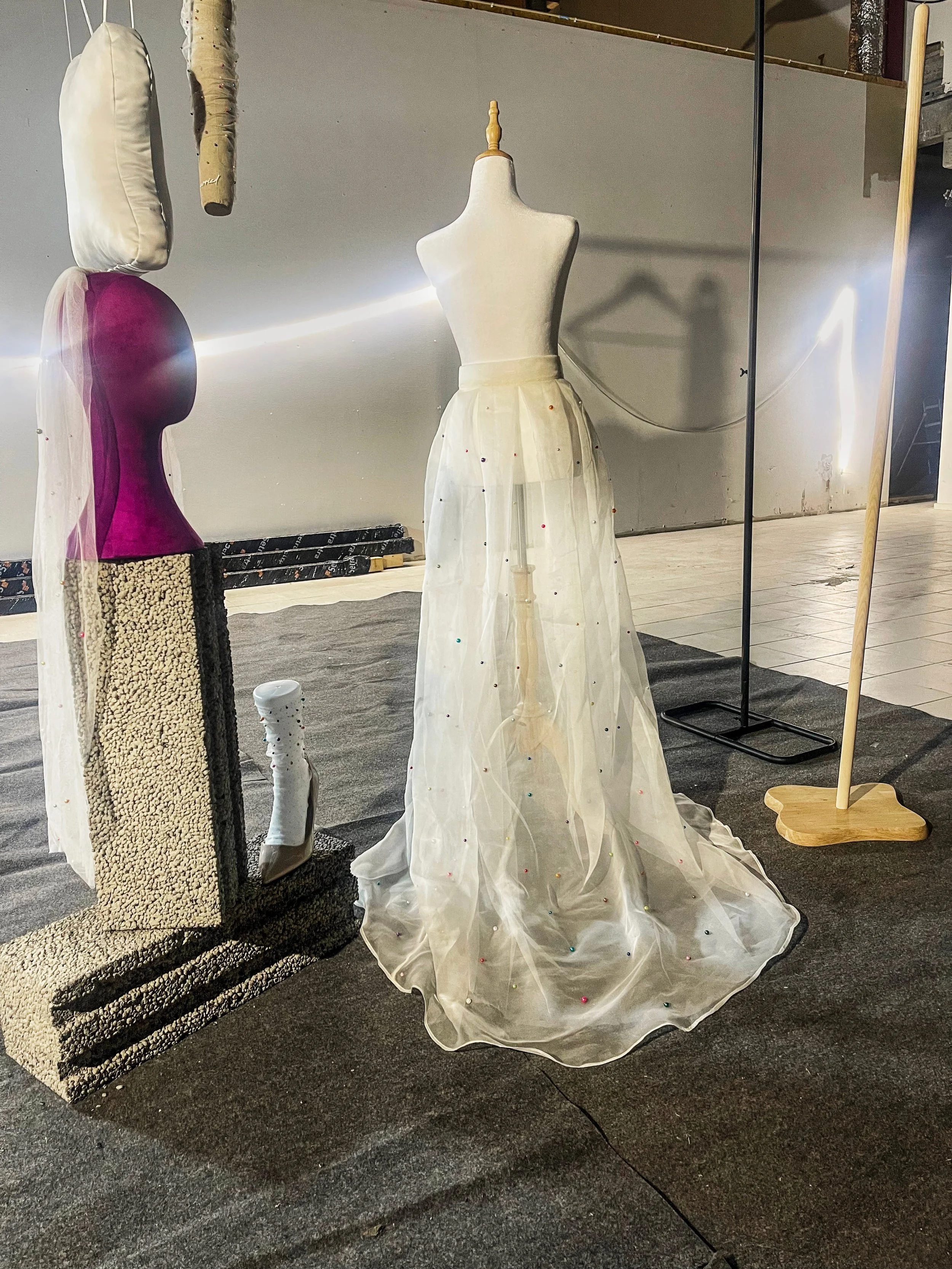 Detachable Bridal Overskirt, In Color