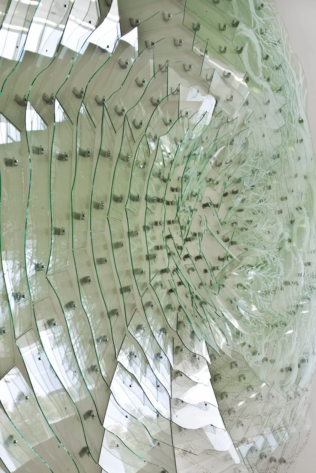 ... verre laminé  gravé...