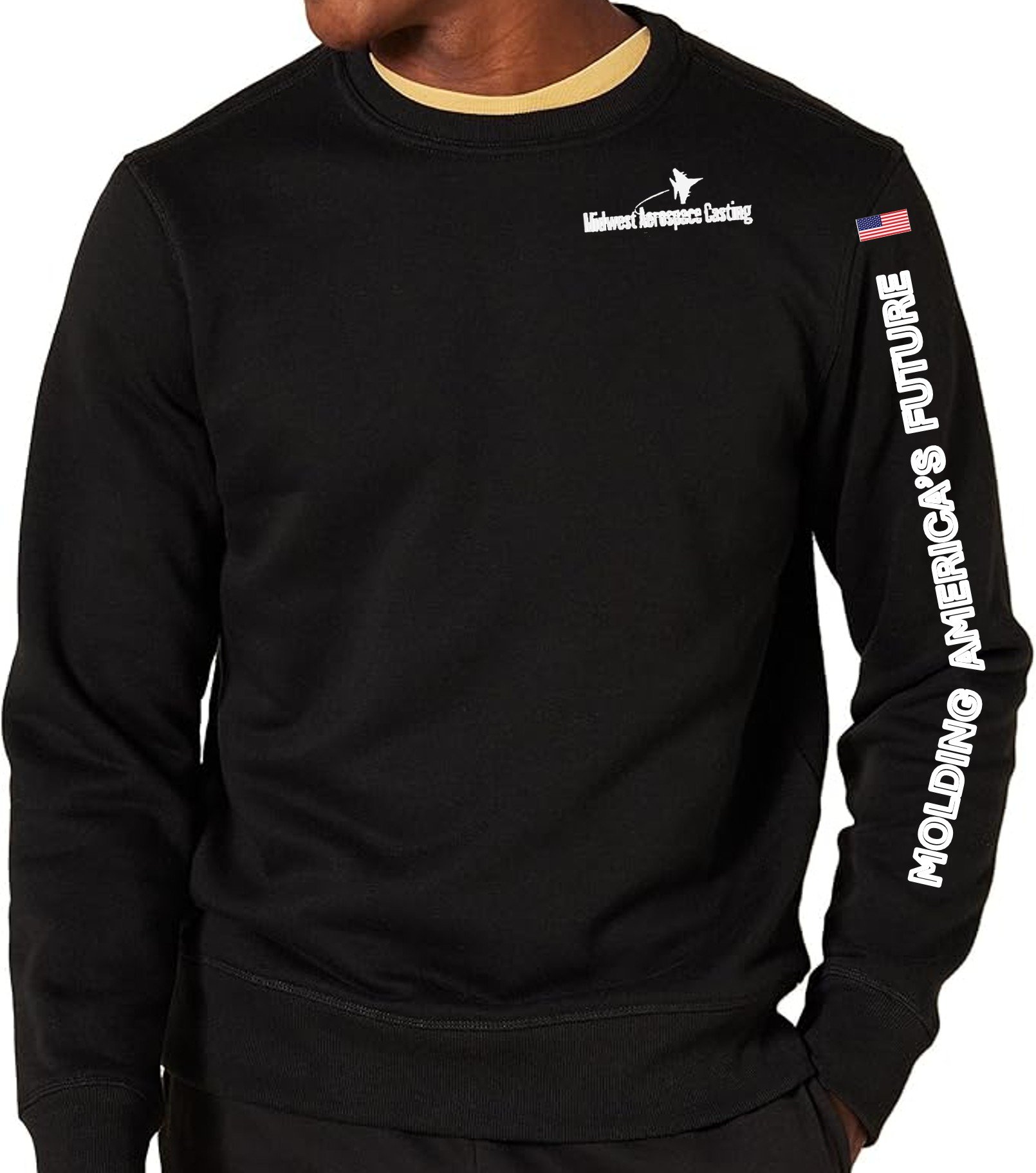 Sweat Shirt with Custom Chest logo