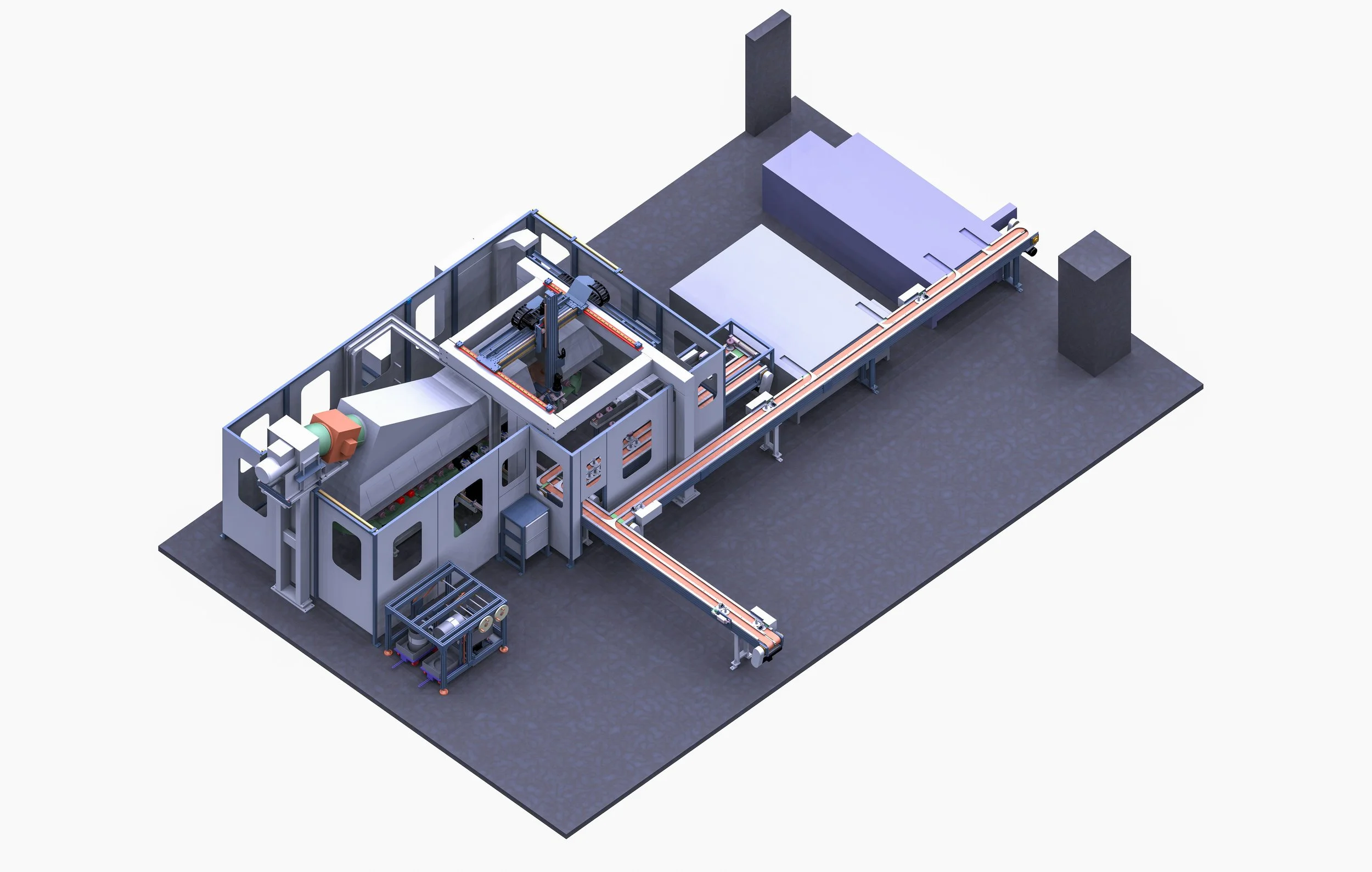Machine thermique pour imprégnation de rotors