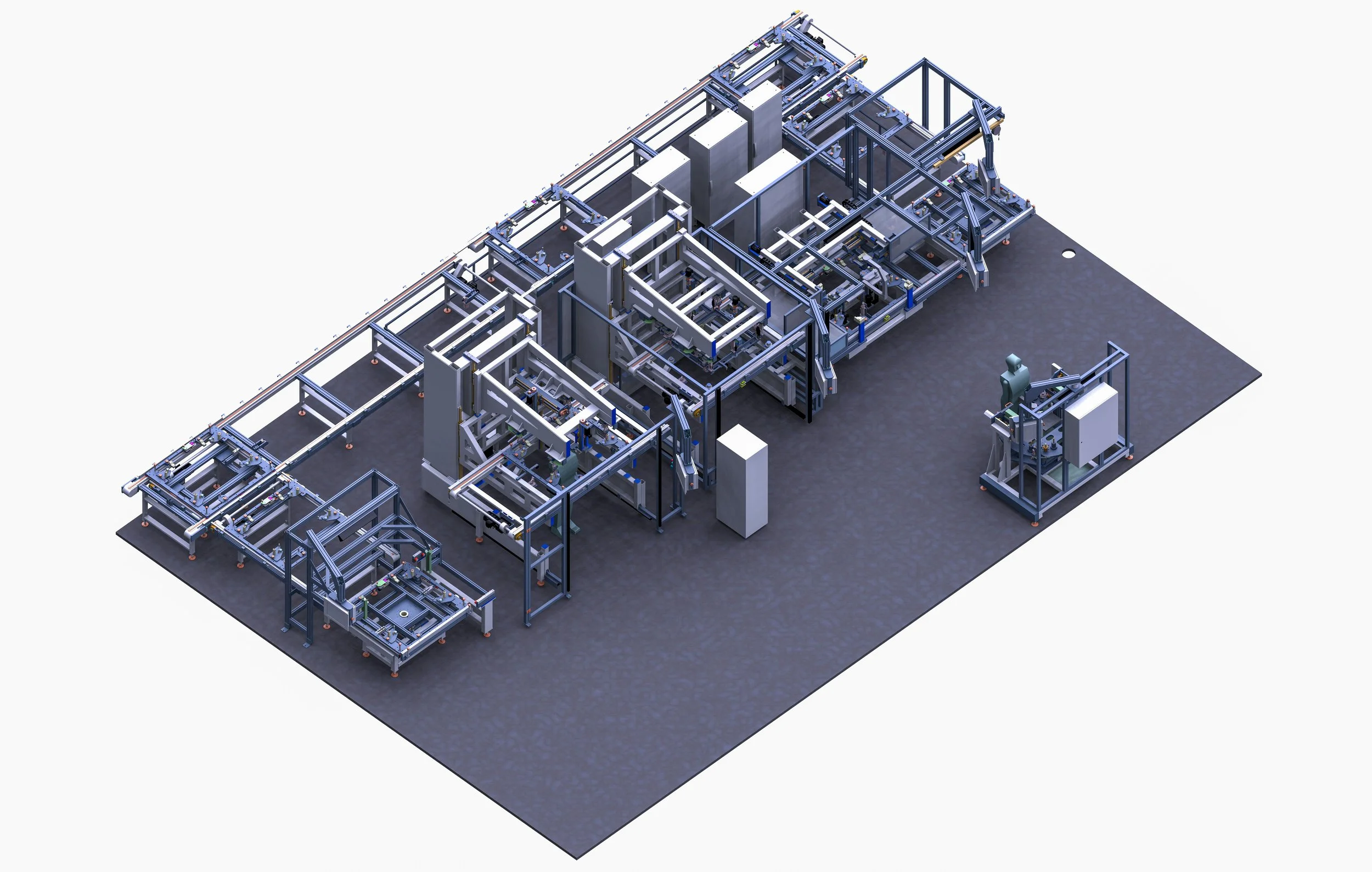 Ligne automatisée pour l’assemblage de toits ouvrants automobiles