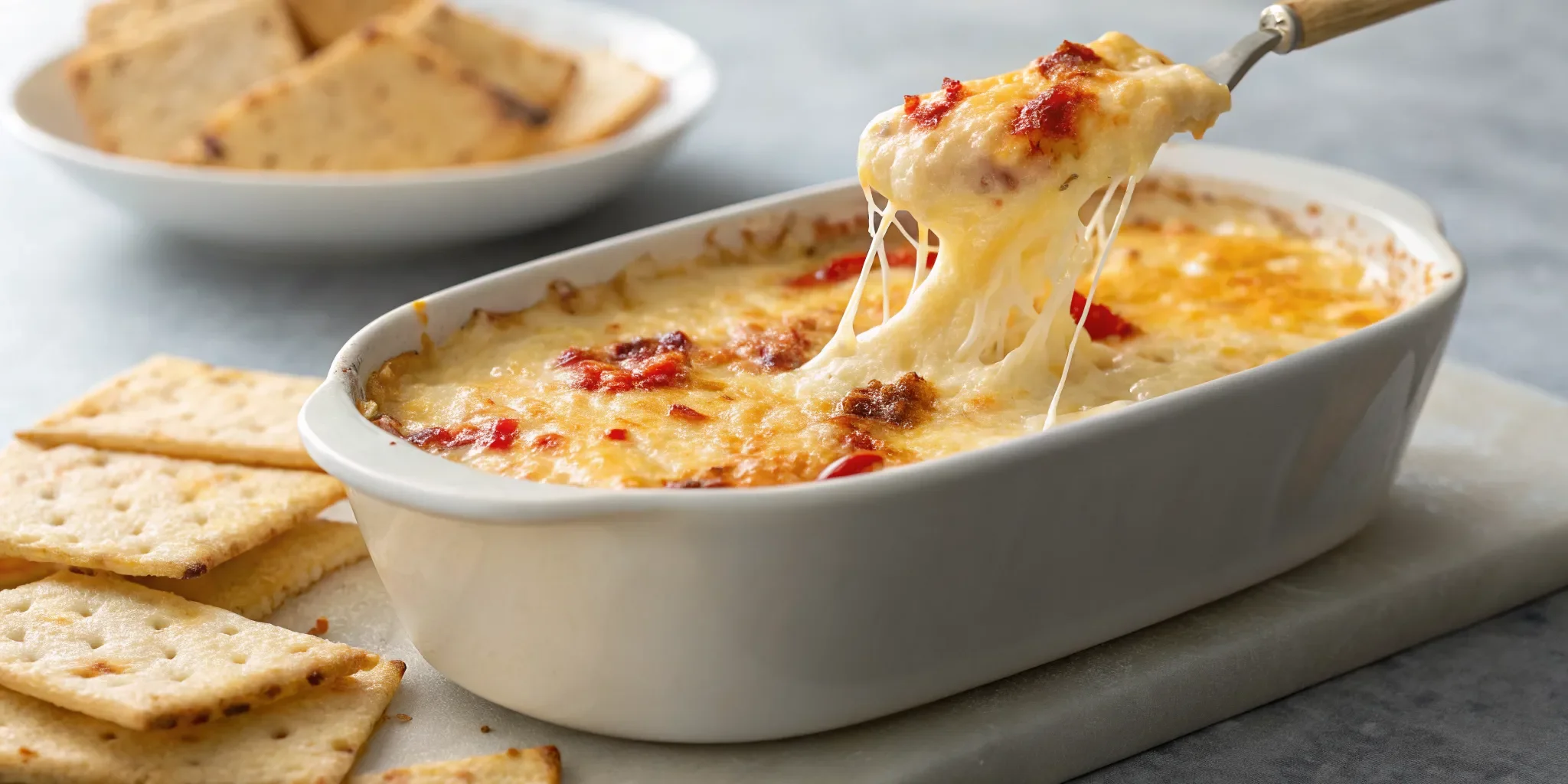 The Creamiest Hot Pimento Cheese Dip with Cream Cheese