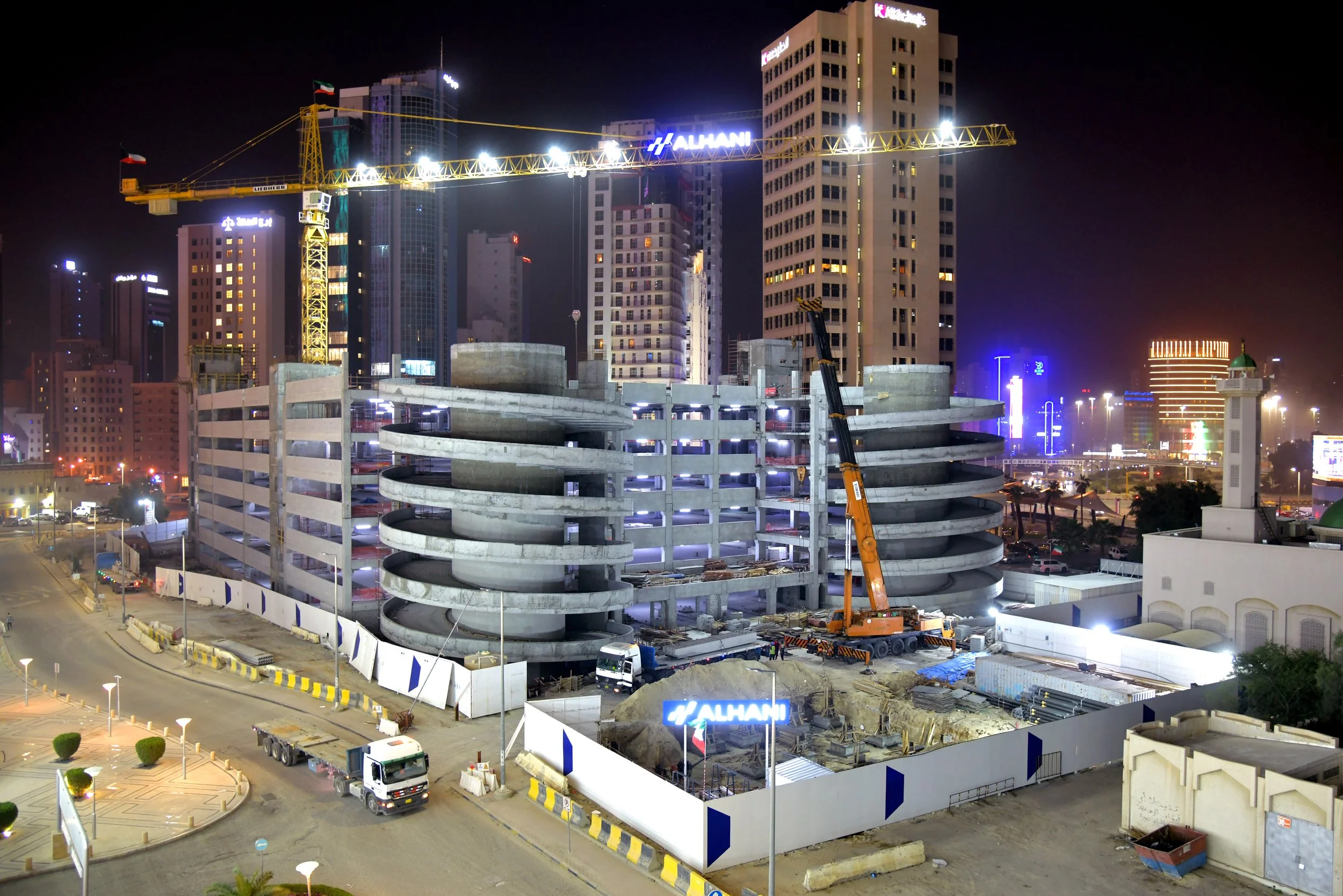 NBK – Shaab Car Park Substation &amp; site works moving full speed.
