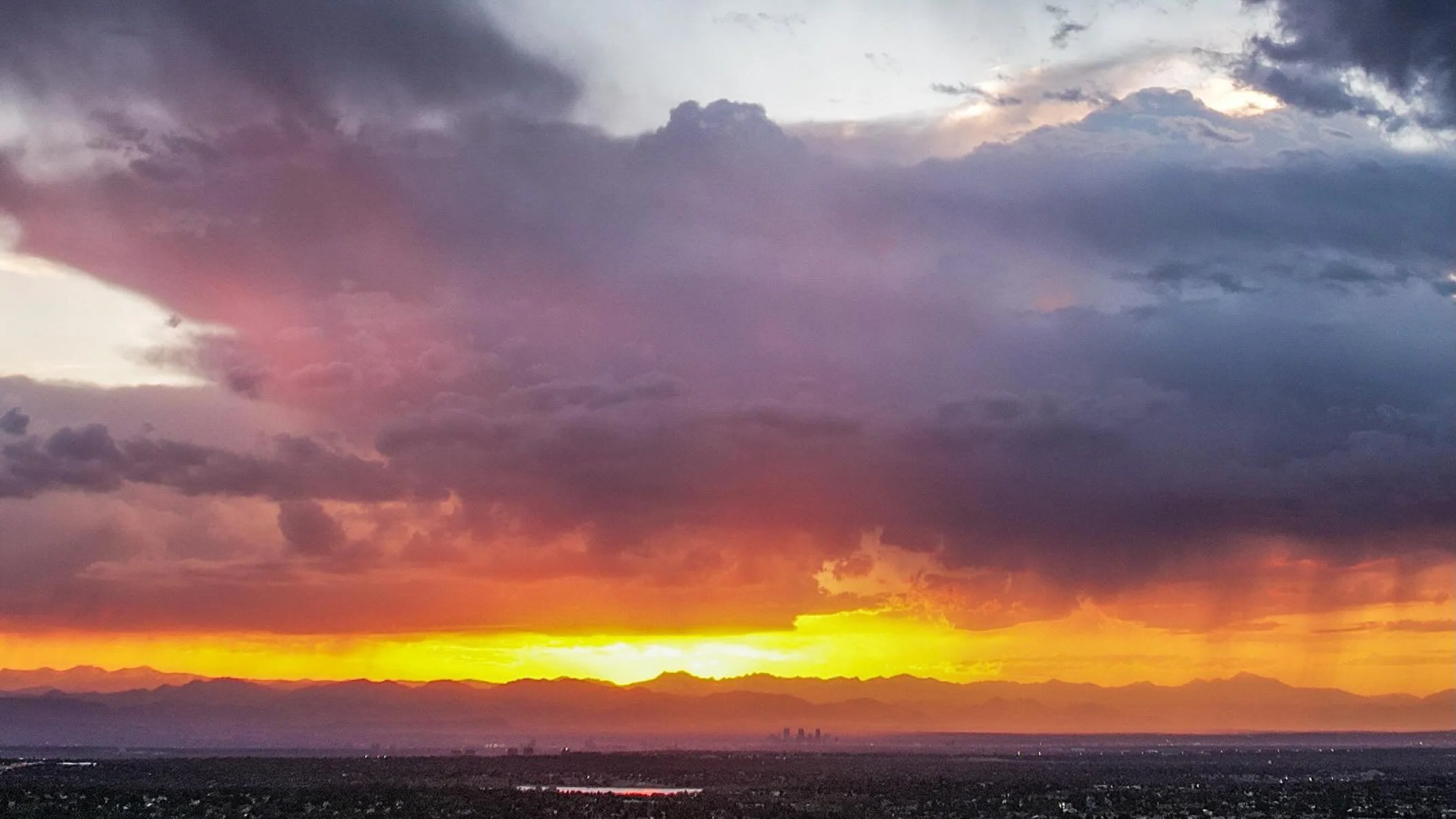 #Colorado #Sunset #Nature #Aerial