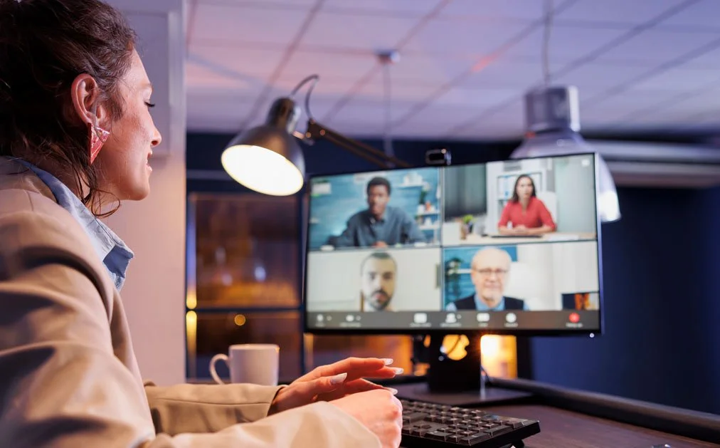 Virtual panel discussion as a common type of virtual event