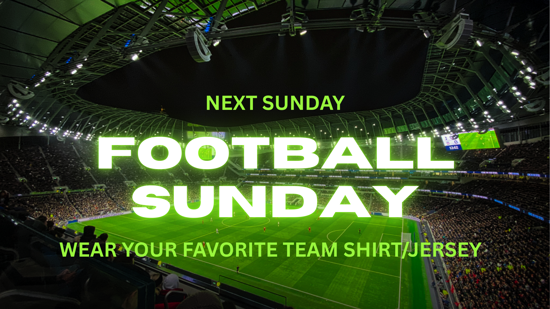 Wear your favorite football jersey next Sunday
