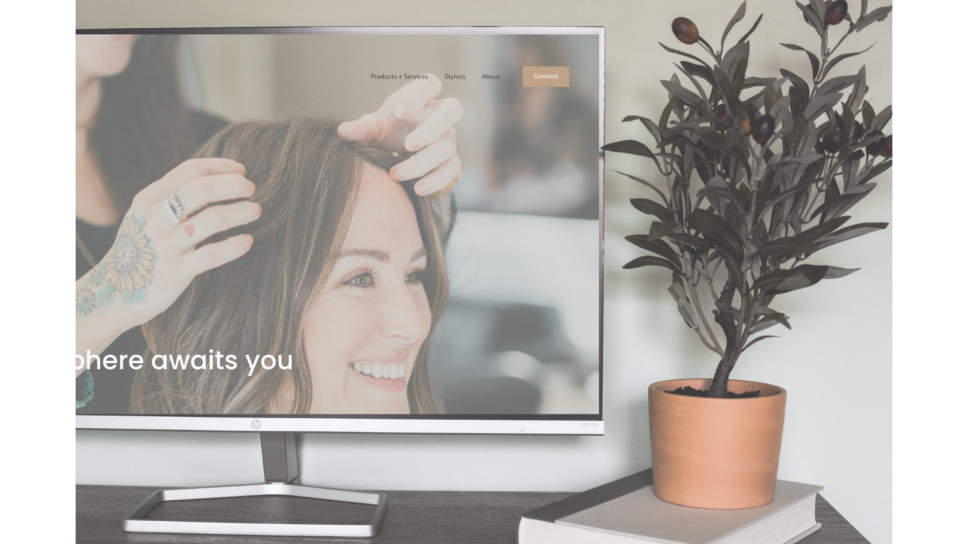 Atmosphere Hair Studio + Aura Hair Studio - Squarespace Website Design