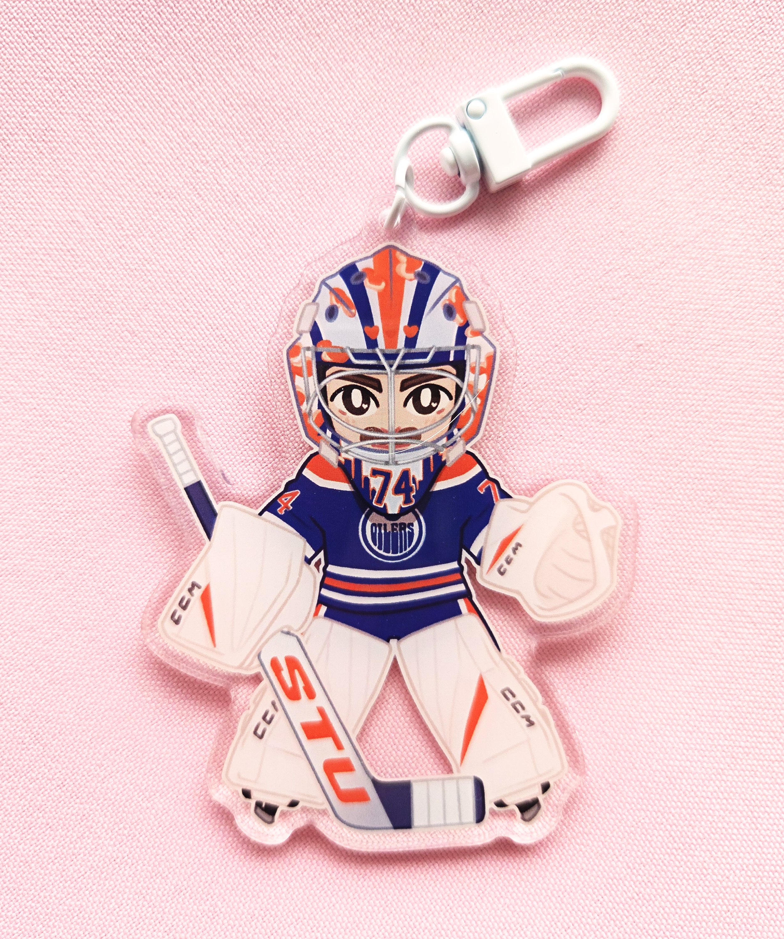 Stuart Skinner Oilers charm