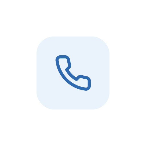 Icon of a phone receiver inside a rounded square, representing a call or contact app.