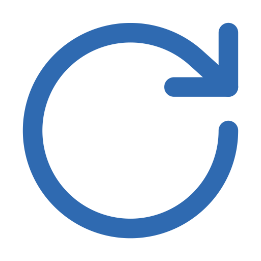 Blue circular arrow symbol representing refresh or reload