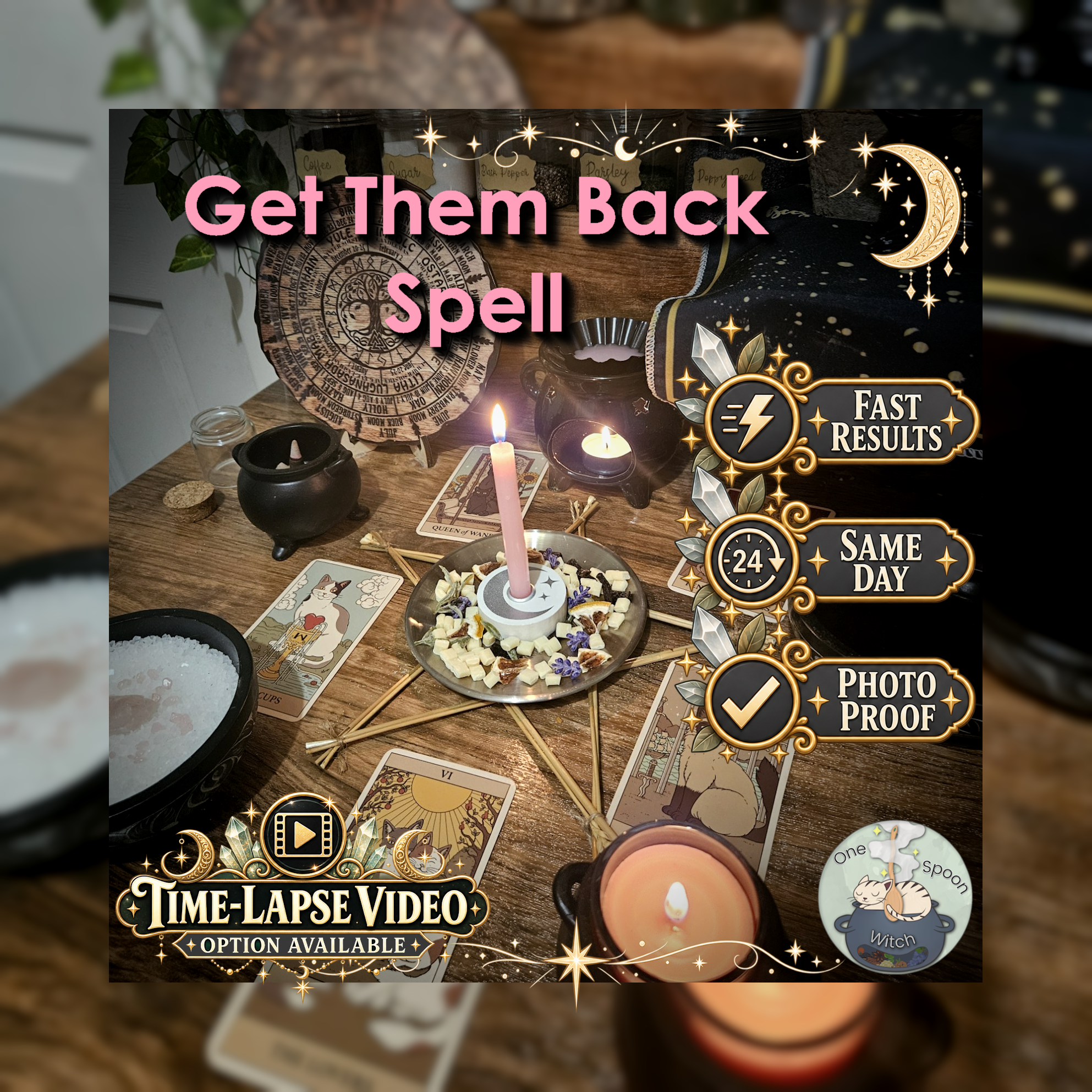 Get Them Back Spell - SAME DAY Casting for Trust, Communication, Connection, Loyalty, & Friendship