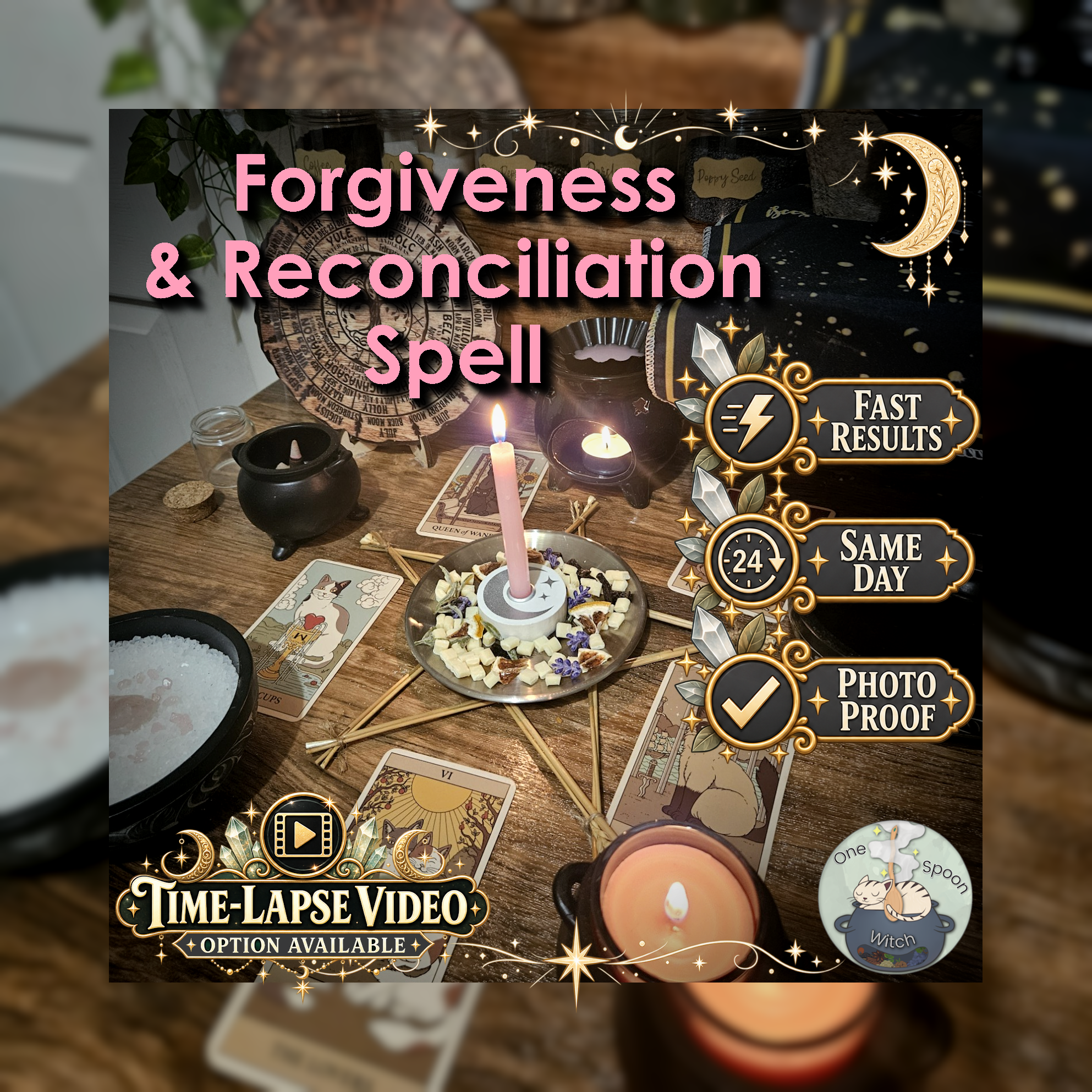 Forgiveness and Reconciliation Spell - SAME DAY Casting for Trust, Communication, Connection, Loyalty, & Friendship