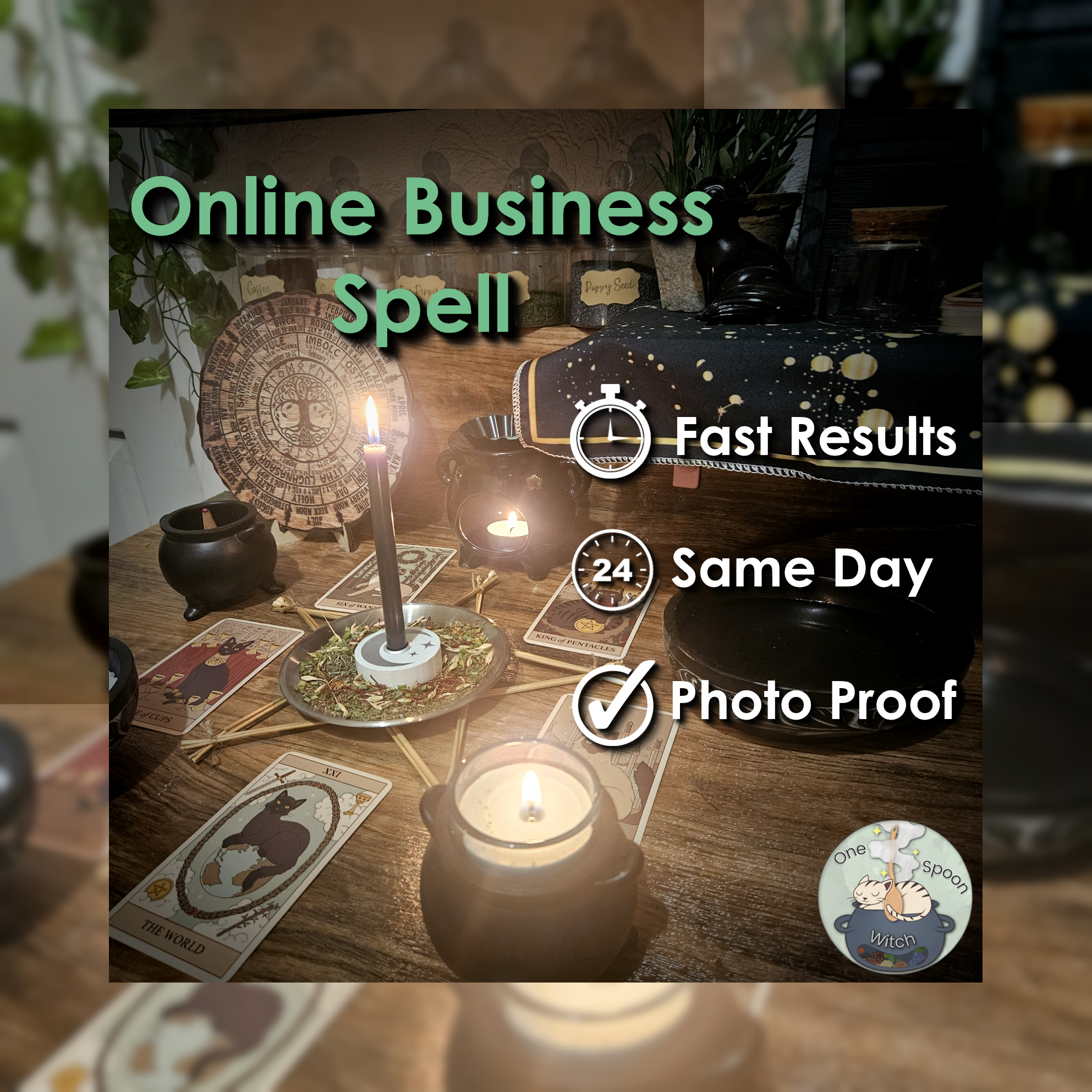 Online Business & Self-Employment Spell - SAME DAY Casting for Financial Success, Wealth, Prosperity, Opportunity, & Fortune 💫