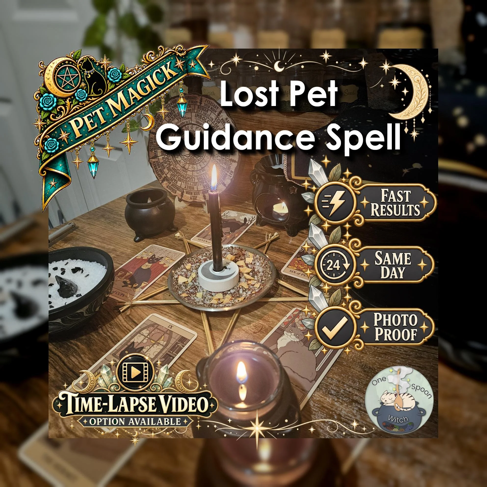 Lost Pet Guidance & Safe Return Spell - SAME DAY Casting for Protection, Guidance, Safe Passage, Direction, and Returning Home