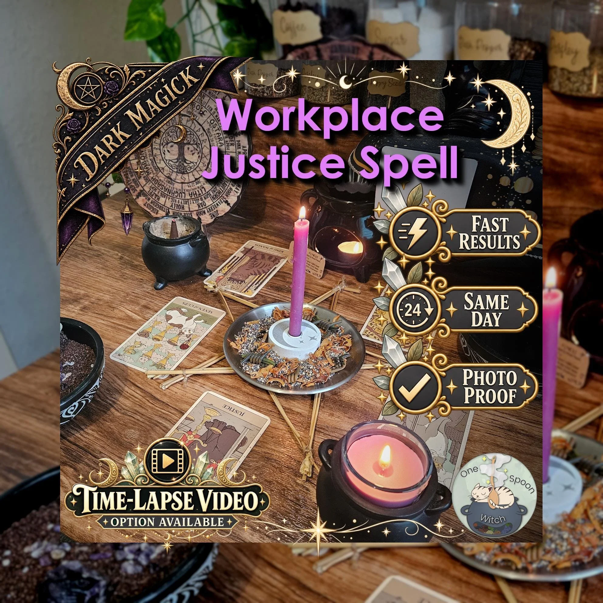 Toxic Boss Workplace Justice Spell - SAME DAY Casting for Workplace Justice, Accountability, Protection, & Fair Treatment