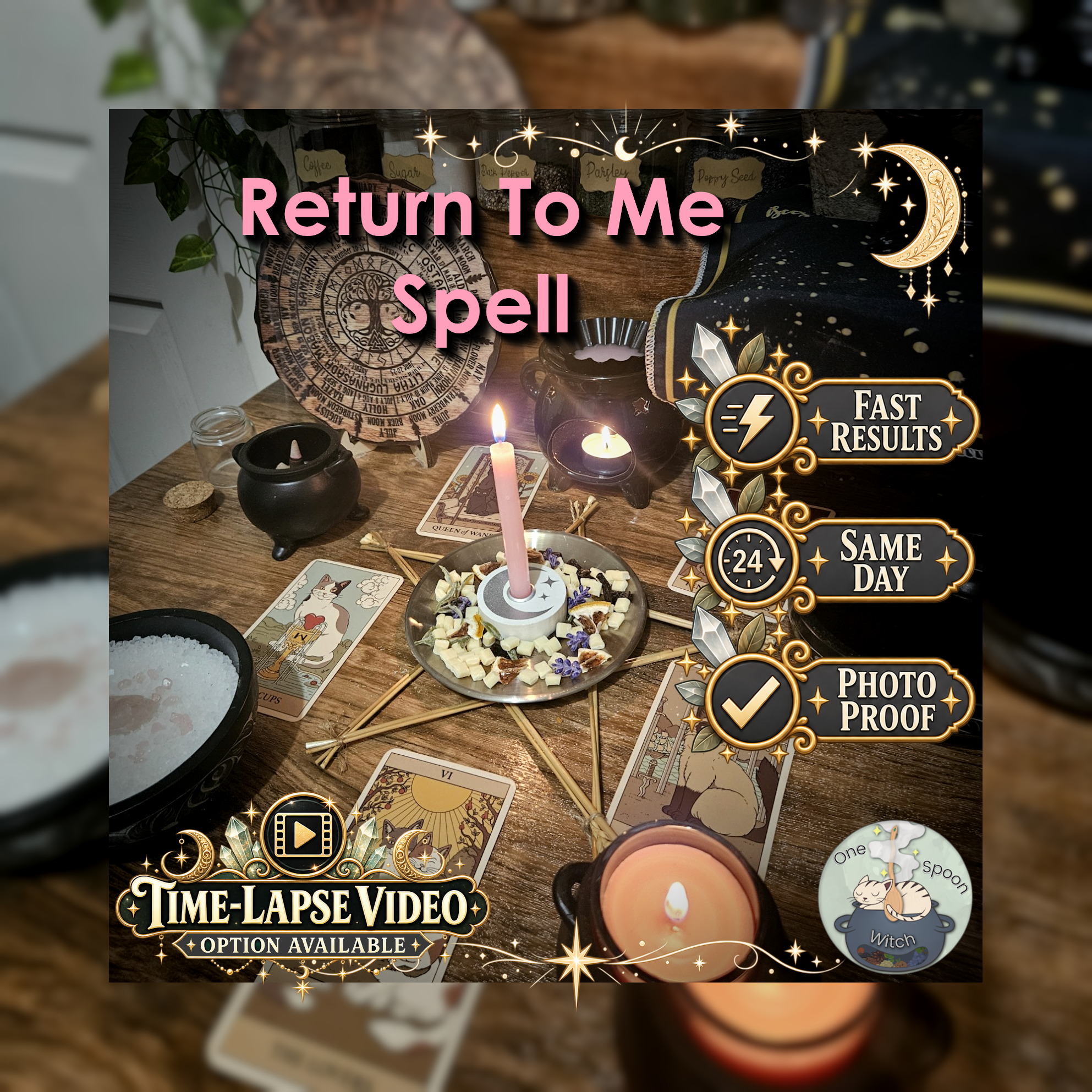 Return To Me Spell - SAME DAY Casting for Trust, Communication, Connection, Loyalty, & Friendship