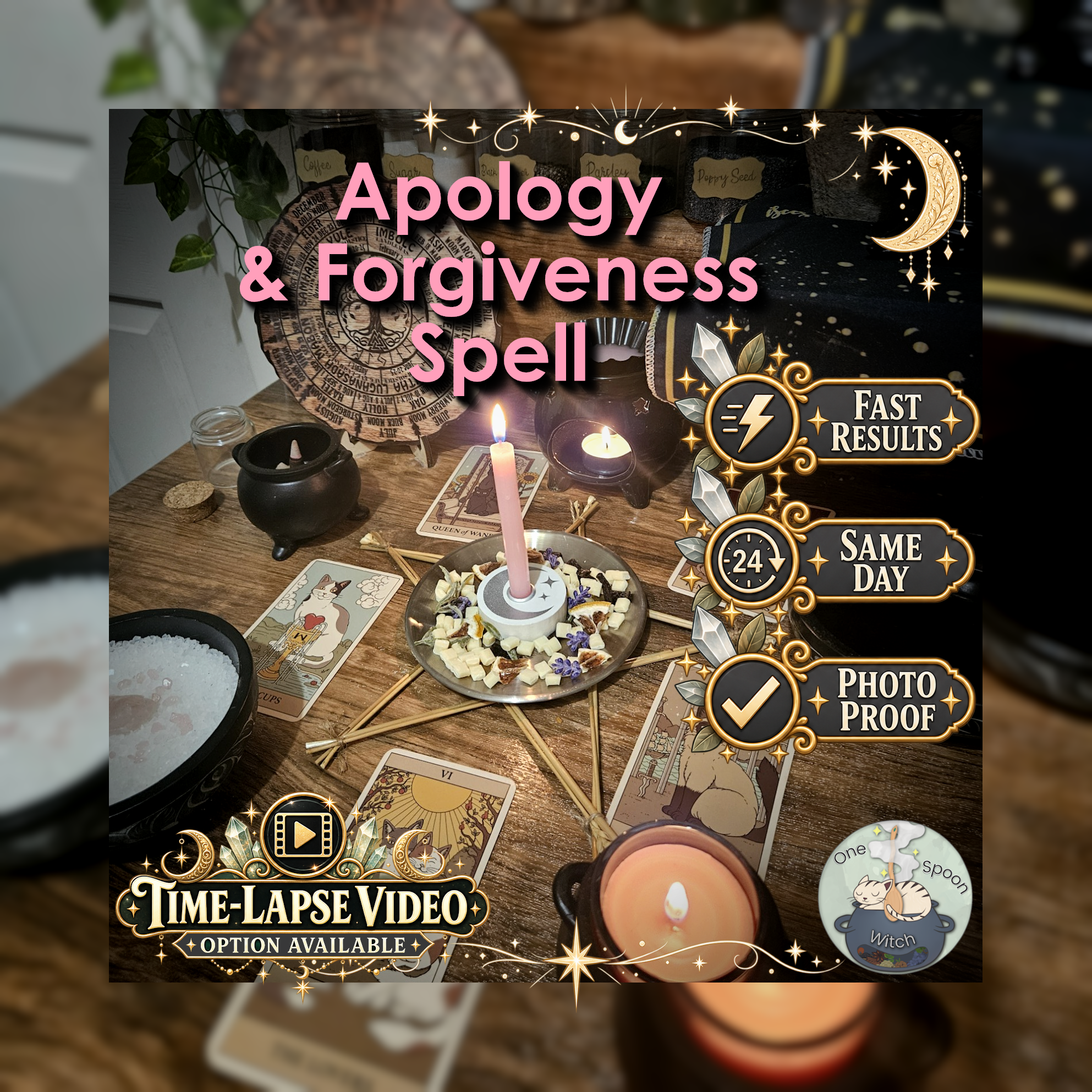 Apology and Forgiveness Spell - SAME DAY Casting for Trust, Communication, Connection, Loyalty, & Friendship