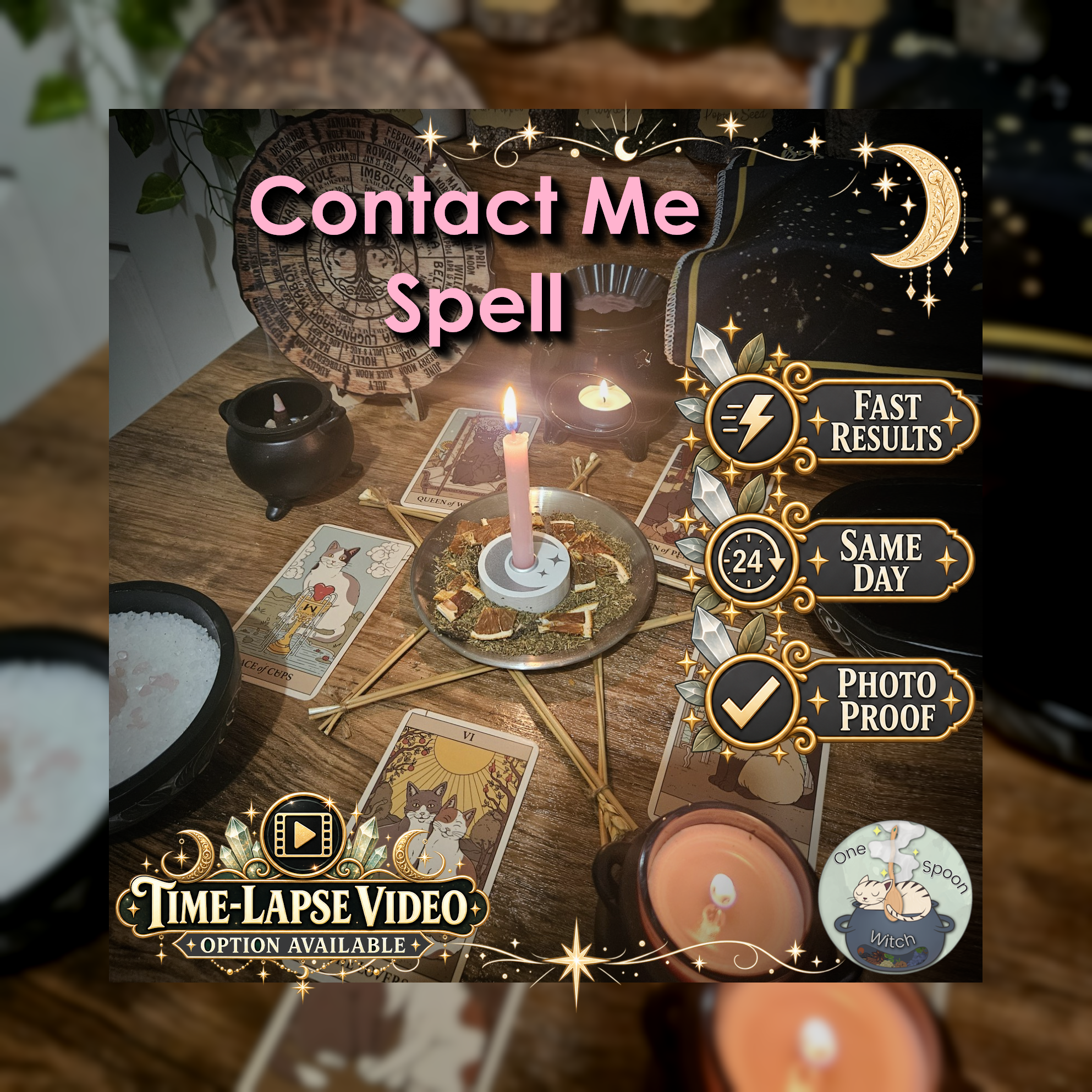 Contact Me Spell - SAME DAY Casting for Trust, Commitment, Connection, Relationship, & Friendship
