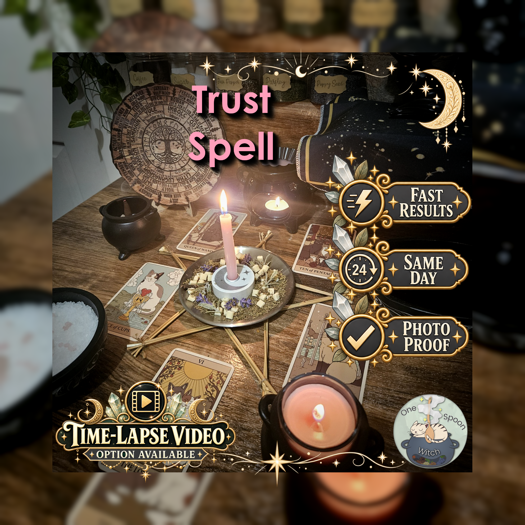 Trust Spell - SAME DAY Casting for Trust, Communication, Connection, Relationship, & Friendship