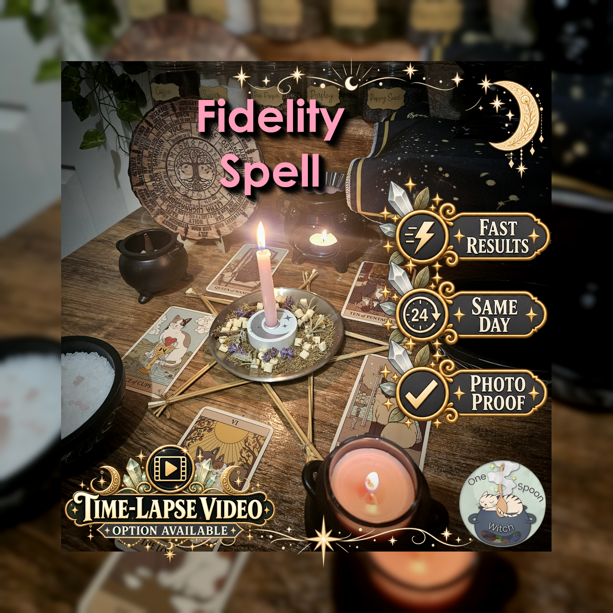 Fidelity Spell - SAME DAY Casting for Trust, Communication, Connection, Relationship, & Friendship