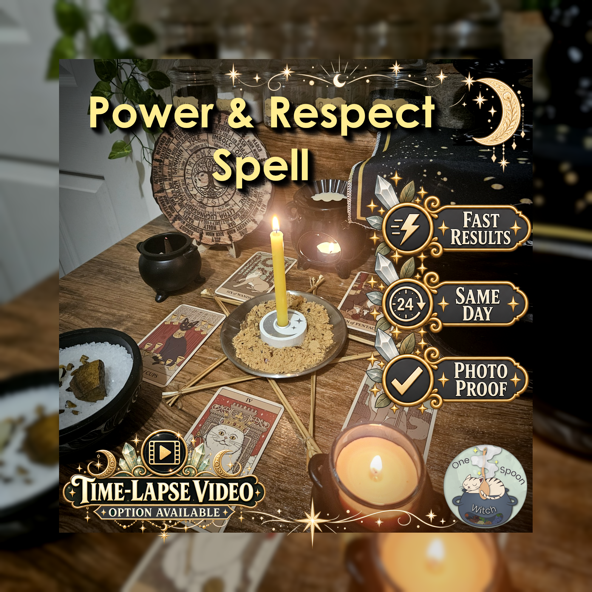 Power & Respect Spell - SAME DAY Casting for Respect, Power, Recognition, Opportunity, Success