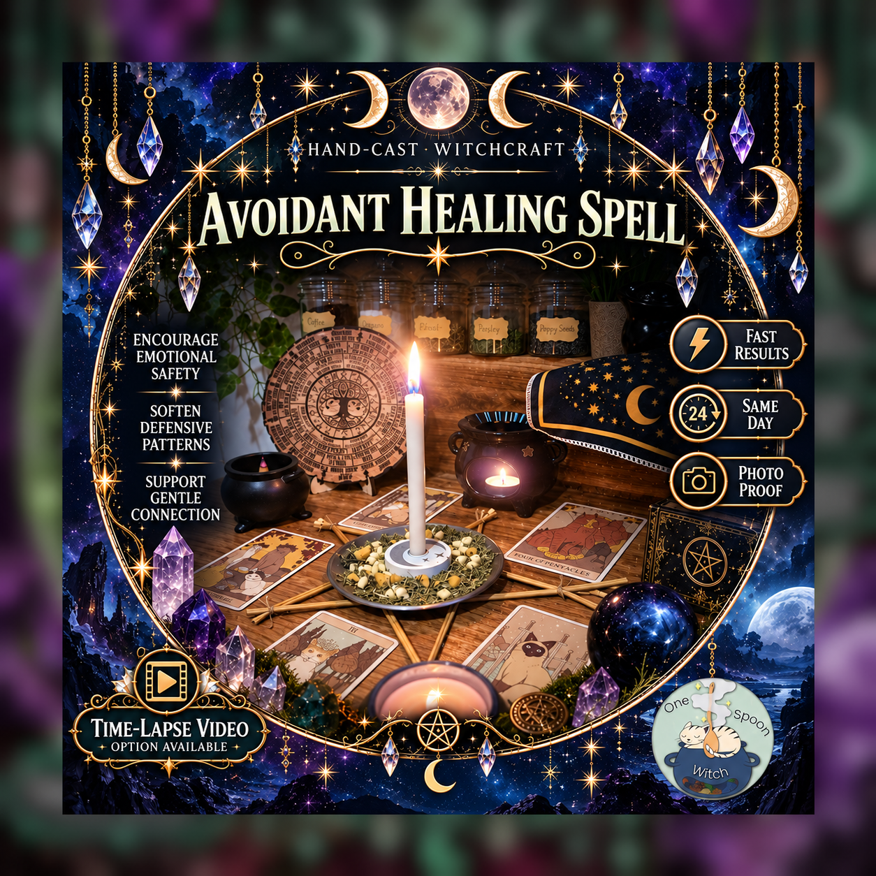 Avoidant Healing & Heart Softening Ritual - Same Day Casting for Emotional Openness, Trust, Warmth & Connection