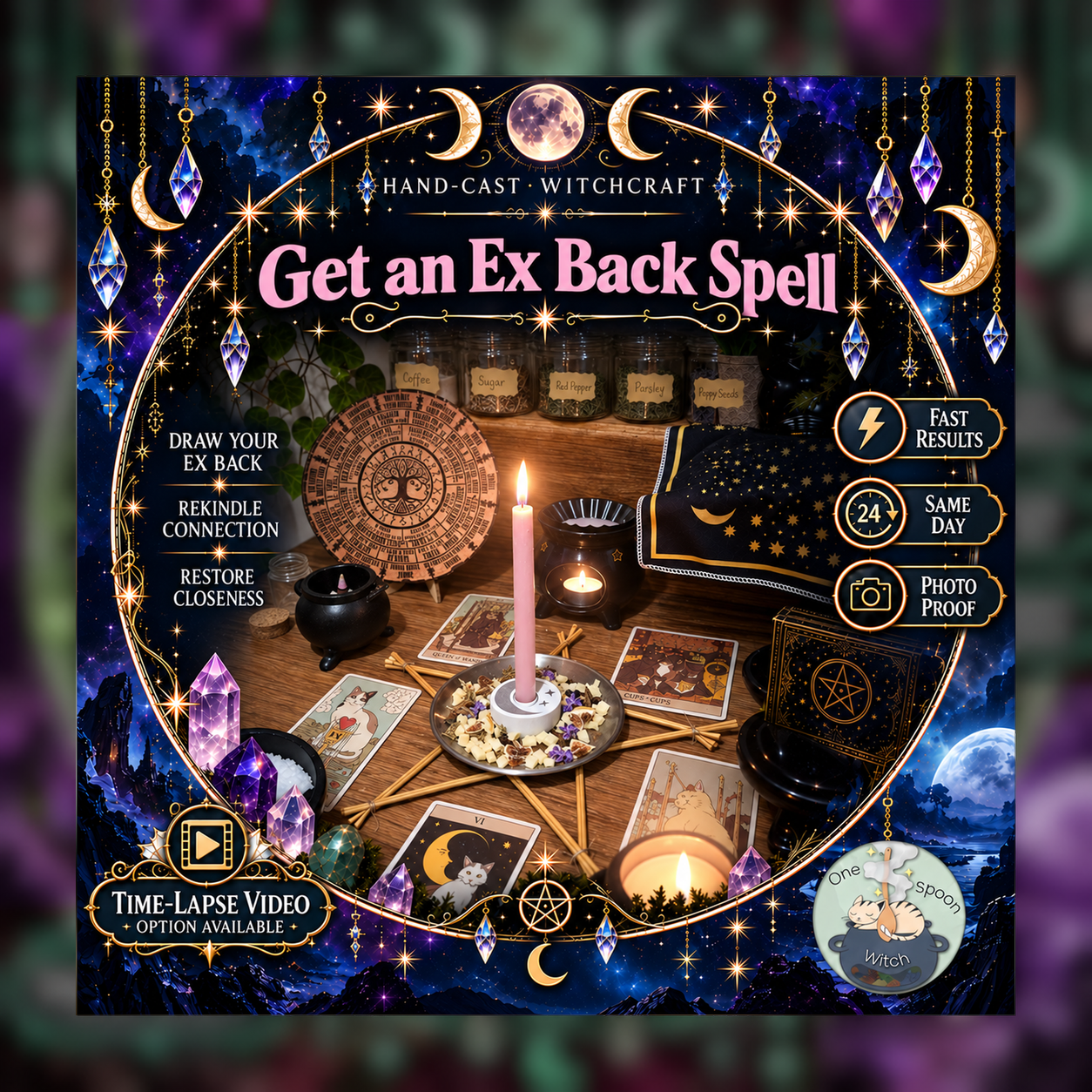 Get an Ex Back Spellwork Ritual - Same Day Casting for Trust, Communication, Connection, Loyalty, Friendship