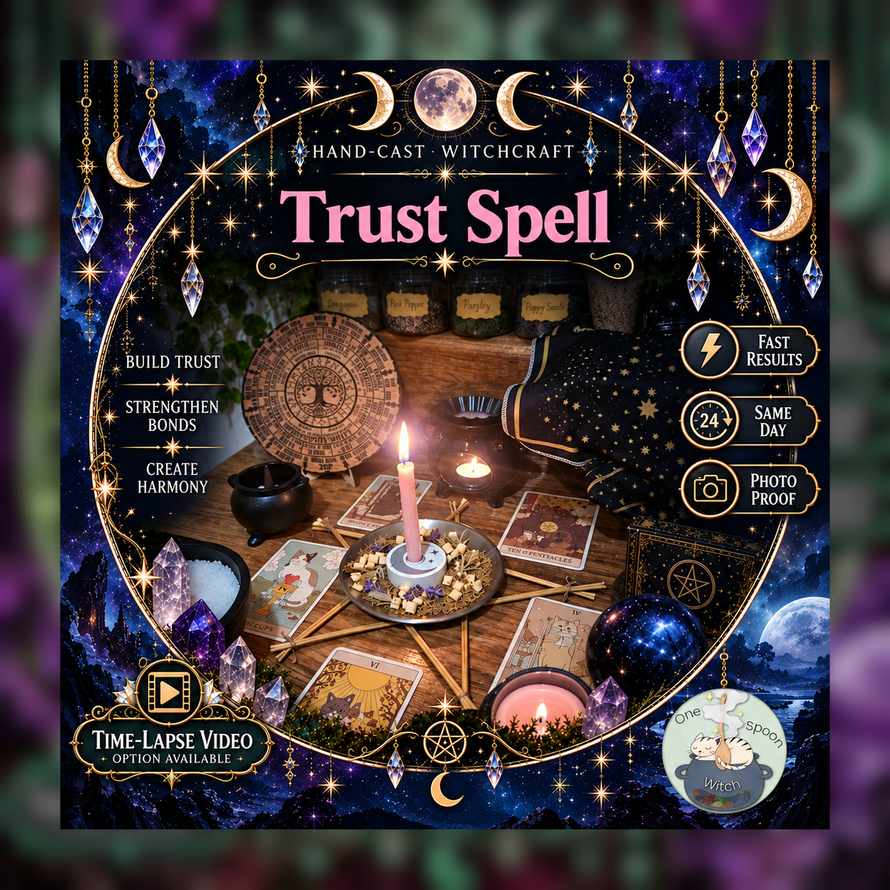 Trust Spellwork Ritual - Same Day Casting for Trust, Communication, Connection, Relationship, Friendship