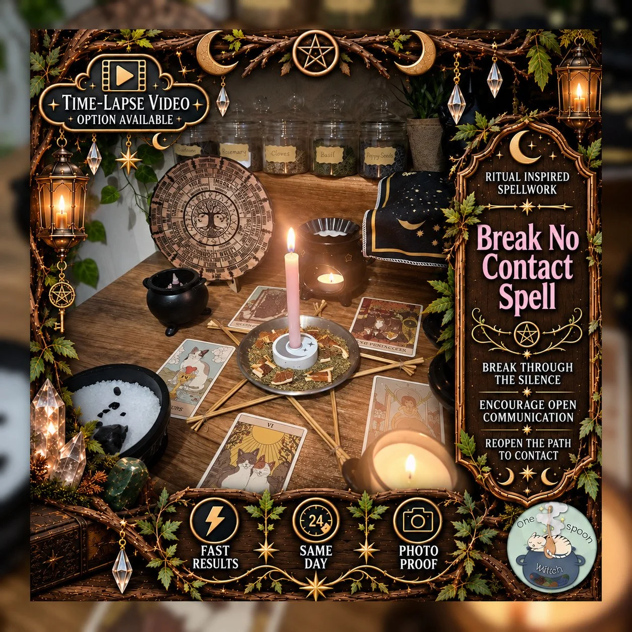 Break No Contact Spell - Personalised Same Day Ritual for Trust, Commitment, Connection, Relationship, & Friendship