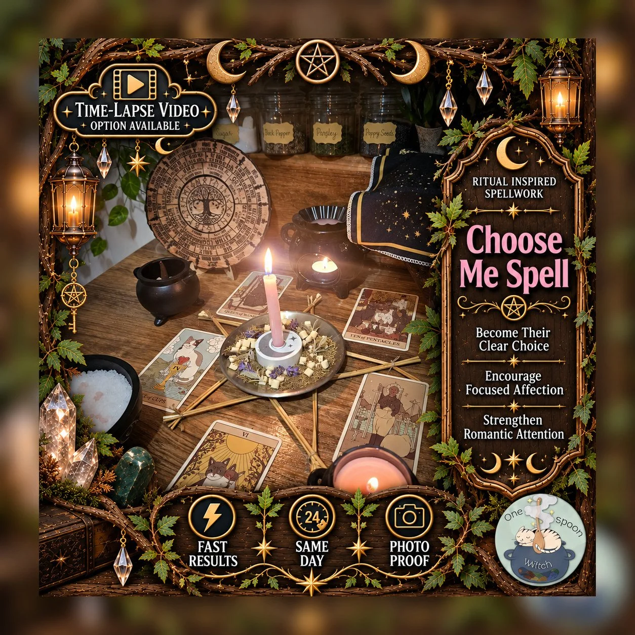 Choose Me Spell - Personalised Same Day Ritual for Trust, Communication, Connection, Relationship, Friendship, Loyalty, Commitment