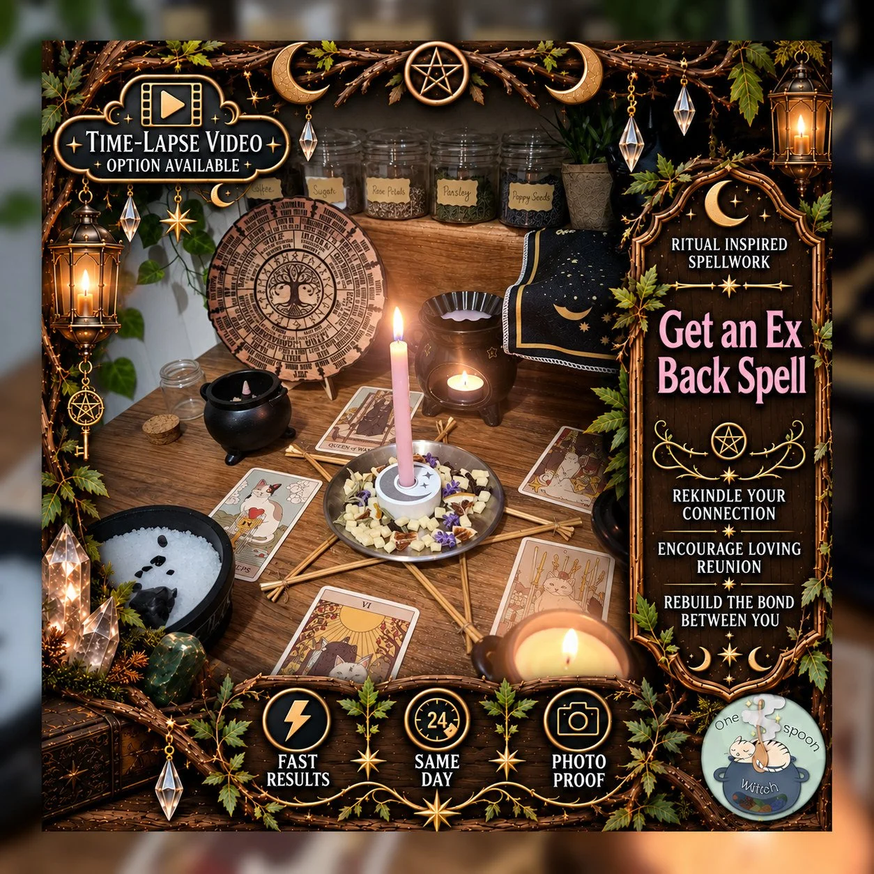 Get an Ex Back Spell - Personalised Same Day Ritual for Trust, Communication, Connection, Loyalty, & Friendship