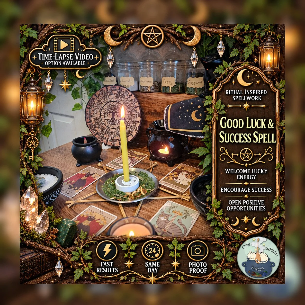 Success and Luck Spell - Personalised Same Day Ritual for Prosperity, Money, Wealth, Opportunity, & Fortune