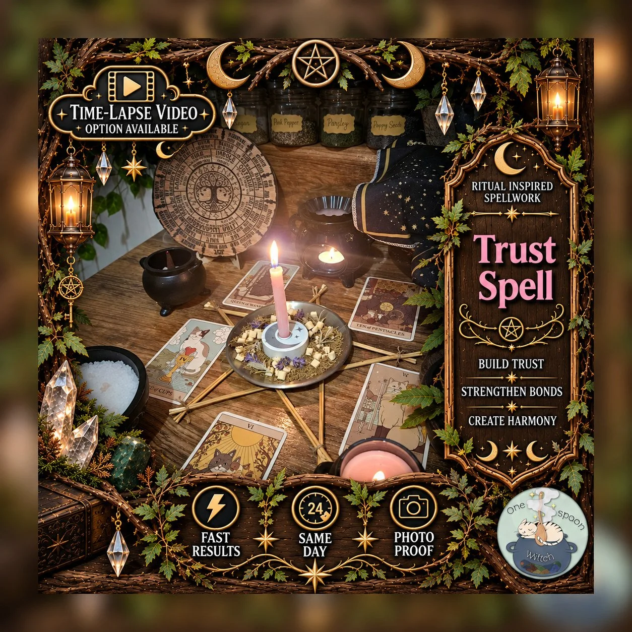 Trust Spell - Personalised Same Day Ritual for Trust, Communication, Connection, Relationship, & Friendship