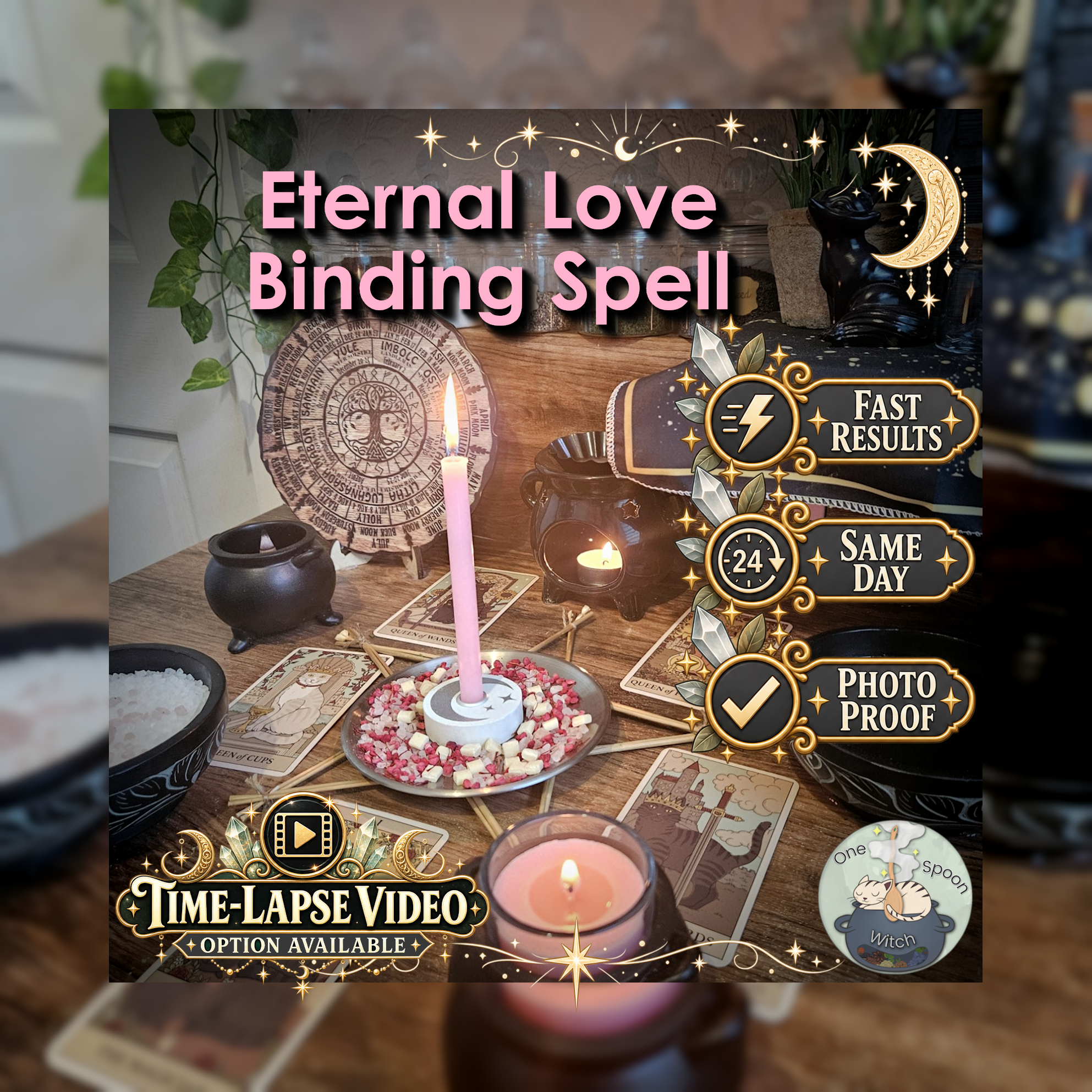 Love Binding Spell - SAME DAY Casting for Commitment, Loyalty, Lasting Love, Connection, & Devotion