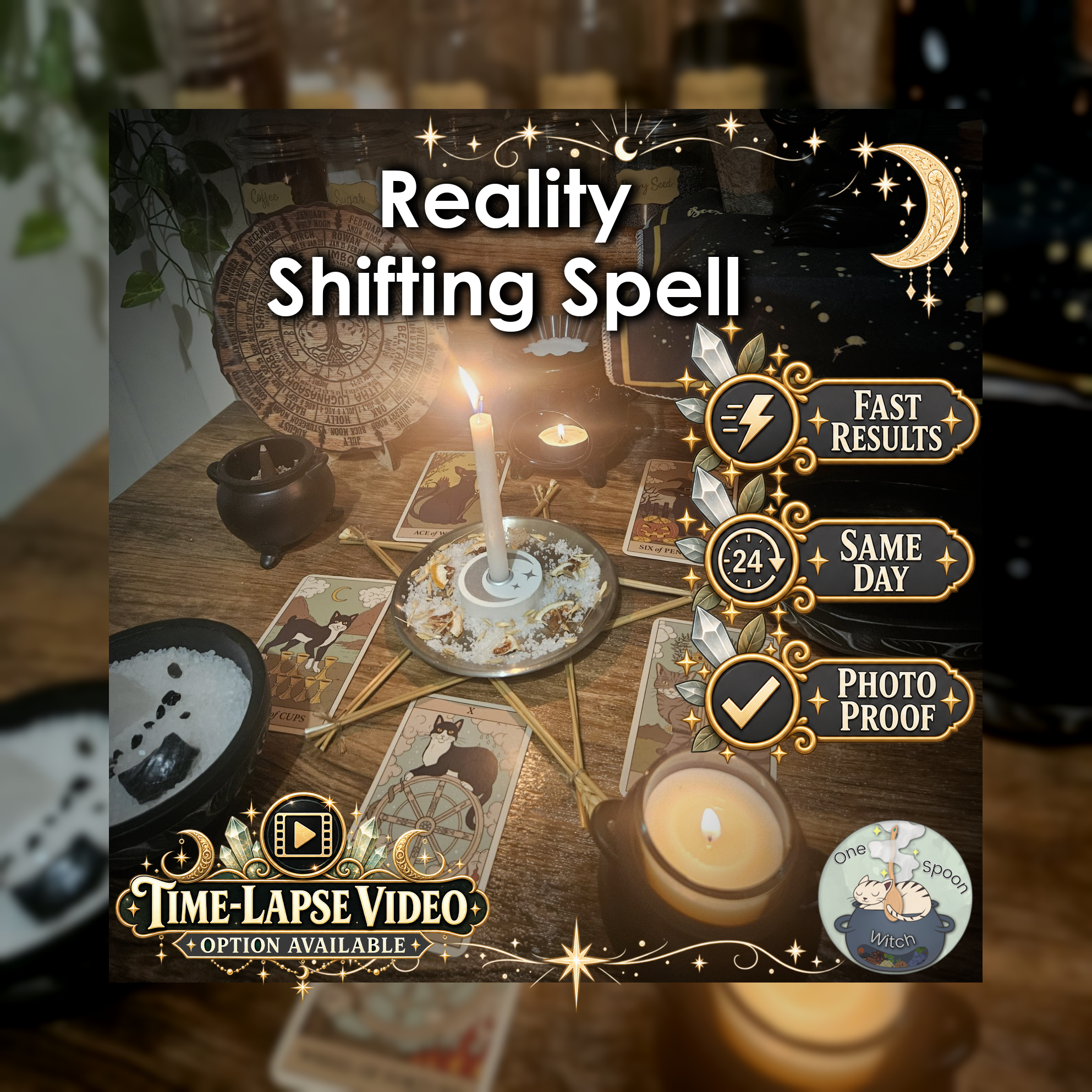 Reality Shifting Spell - SAME DAY Casting for Reality Shifting, Manifestation, Visualisation, Mindset, Clarity