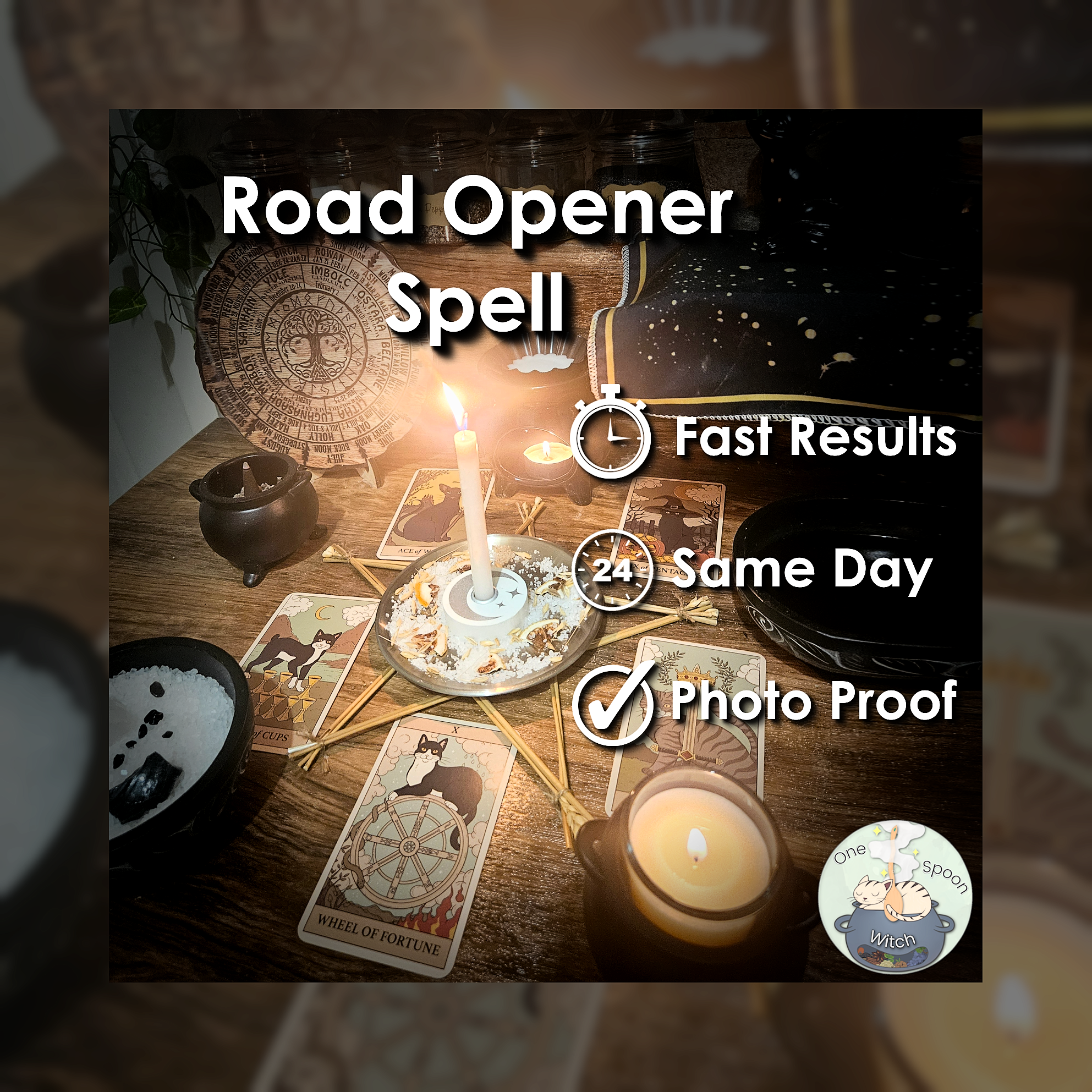 Road Opener Spell - SAME DAY Casting for New Opportunities, Success, Clarity, Emotional Blocks, & Cleansing 💡